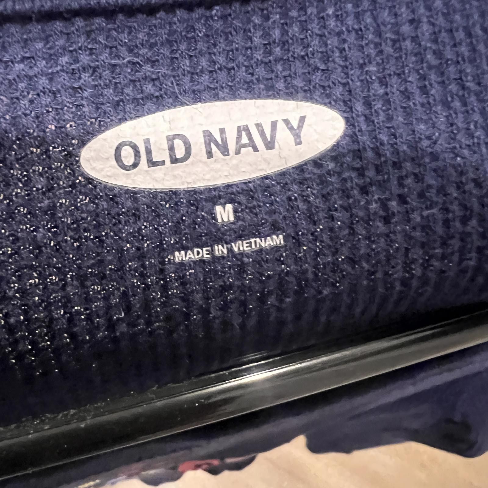 Old Navy Old Navy Women's Navy Blue Long Sleeve Thermal Shirt Size ONE SIZE - 3 Thumbnail