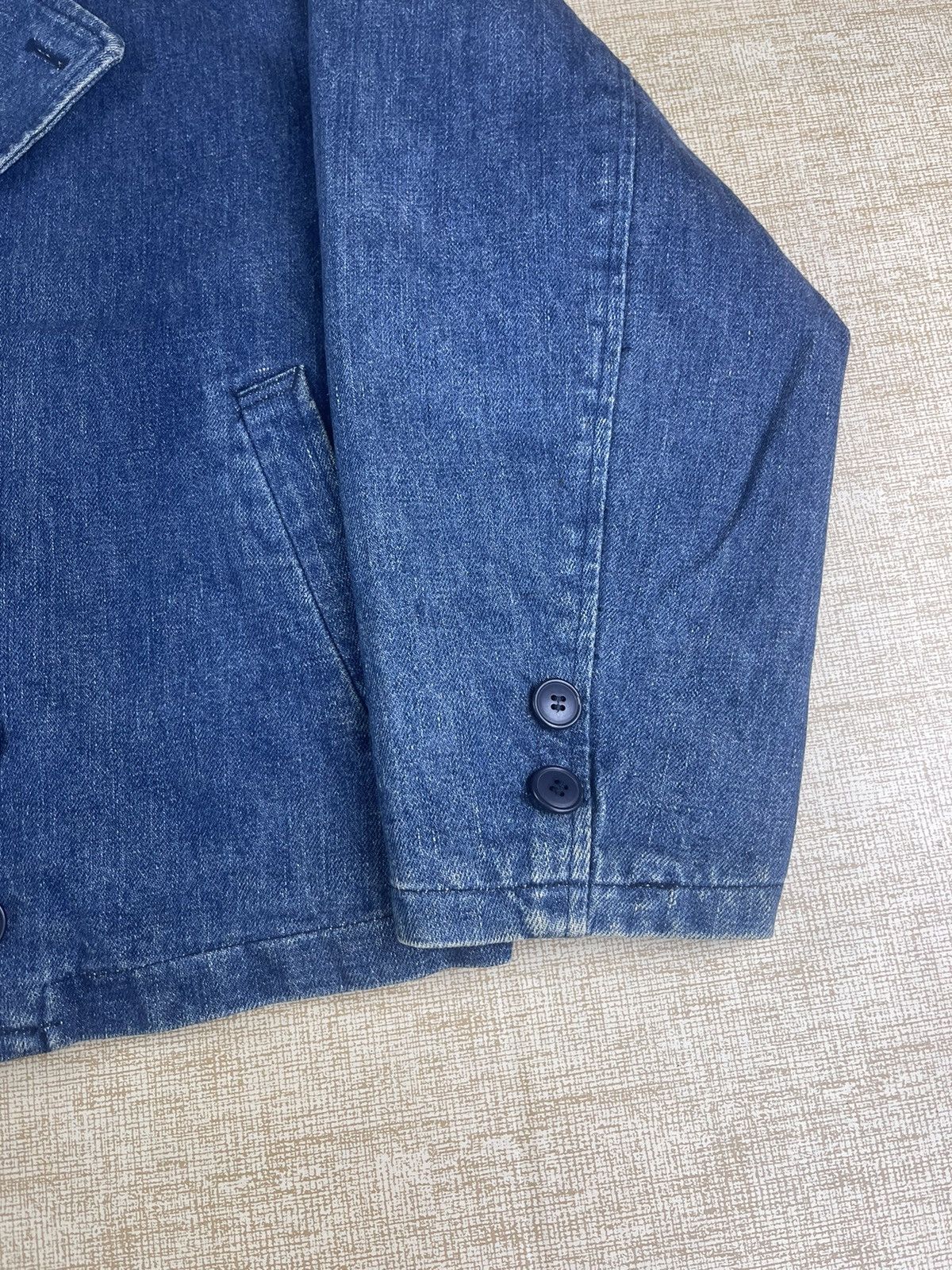 Issey Miyake × Vintage VTG ISSEY MIYAKE (I.S) Tsumori Chisato Double Breast Denim Size US L / EU 52-54 / 3 - 10 Thumbnail