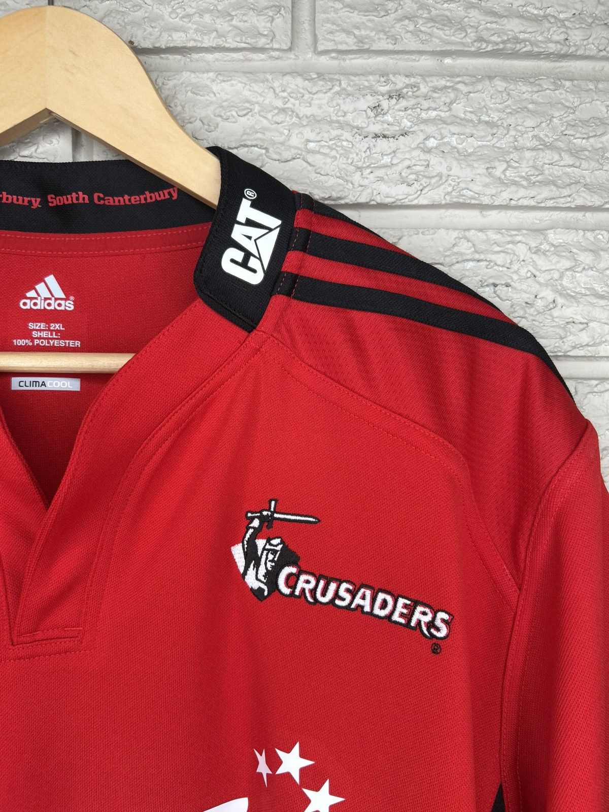 Adidas Adidas Crusaders 2013 Home Rugby Jersey Size US XXL / EU 58 / 5 - 6 Thumbnail