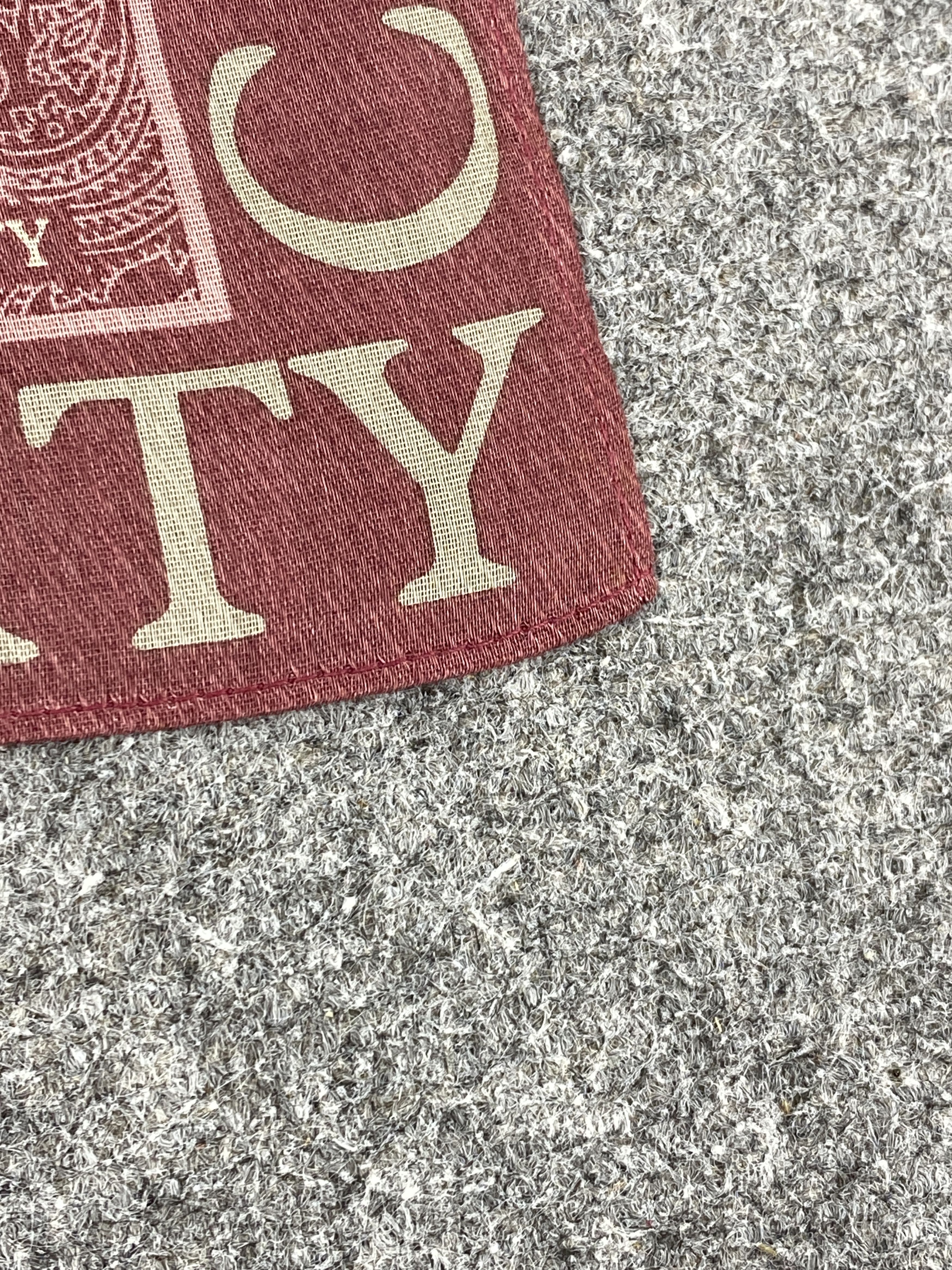 Vintage Cambridge University Handkerchief / Neckerchief KT0287 Size ONE SIZE - 6 Thumbnail