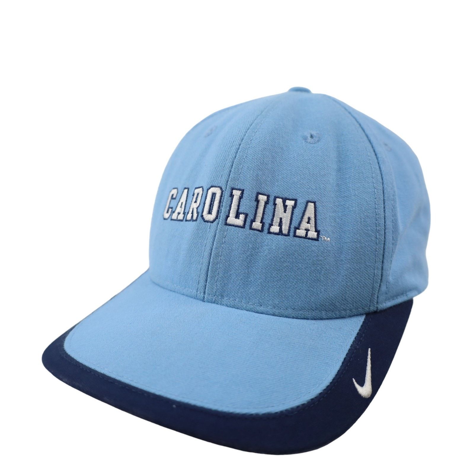 NCAA × Nike × Vintage Vintage 90s Nike North Carolina Tar Heals Strap Back Hat Size ONE SIZE - 1 Thumbnail