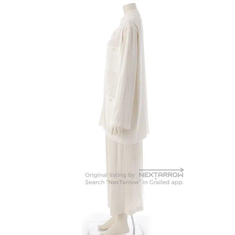 Issey Miyake Issey Miyake White Coat Size M / US 6-8 / IT 42-44 - 3 Thumbnail