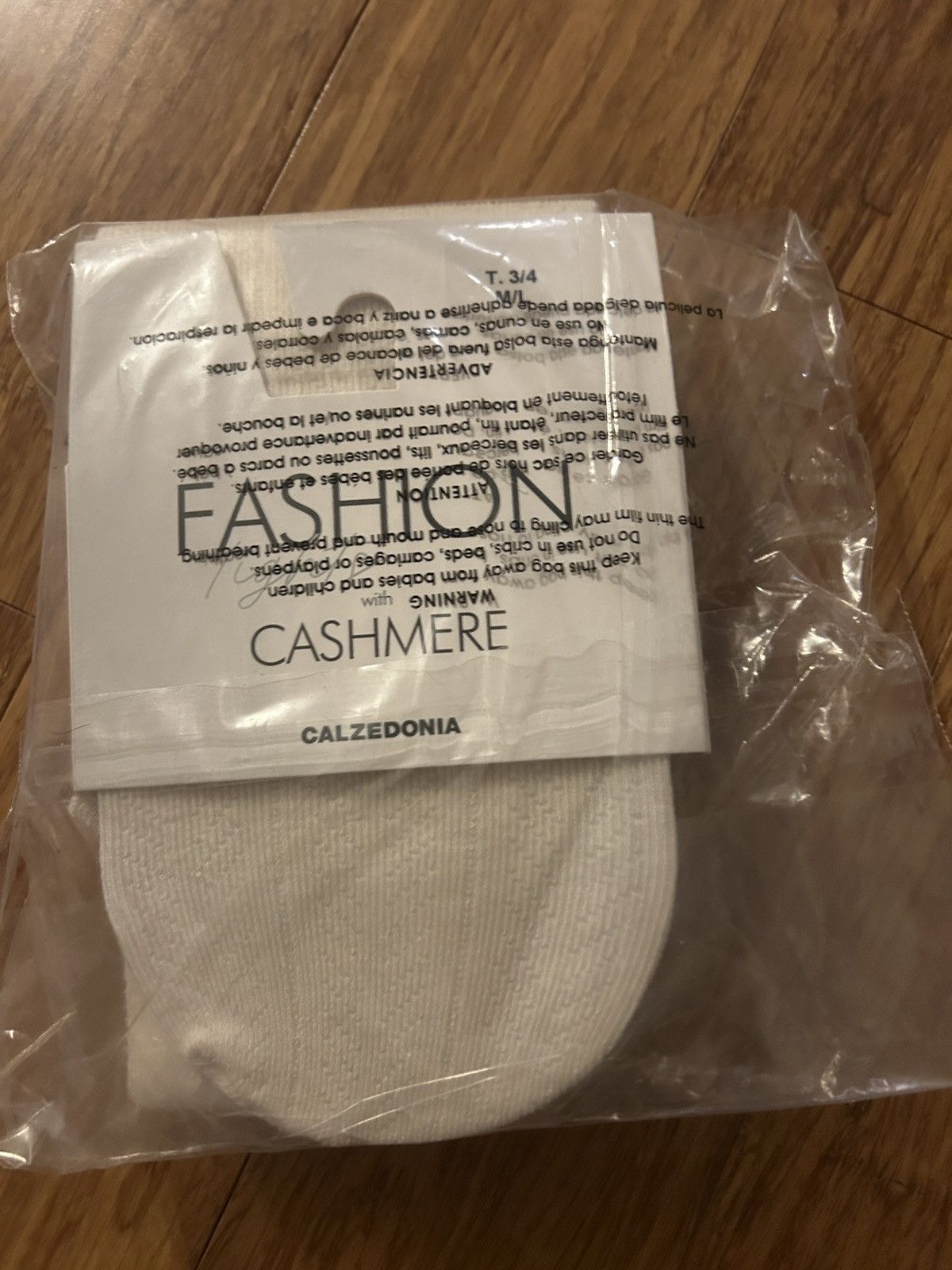 Calzedonia Calzedonia Chevron tights with cashmere size 3/4 M/L White Size ONE SIZE - 5 Thumbnail