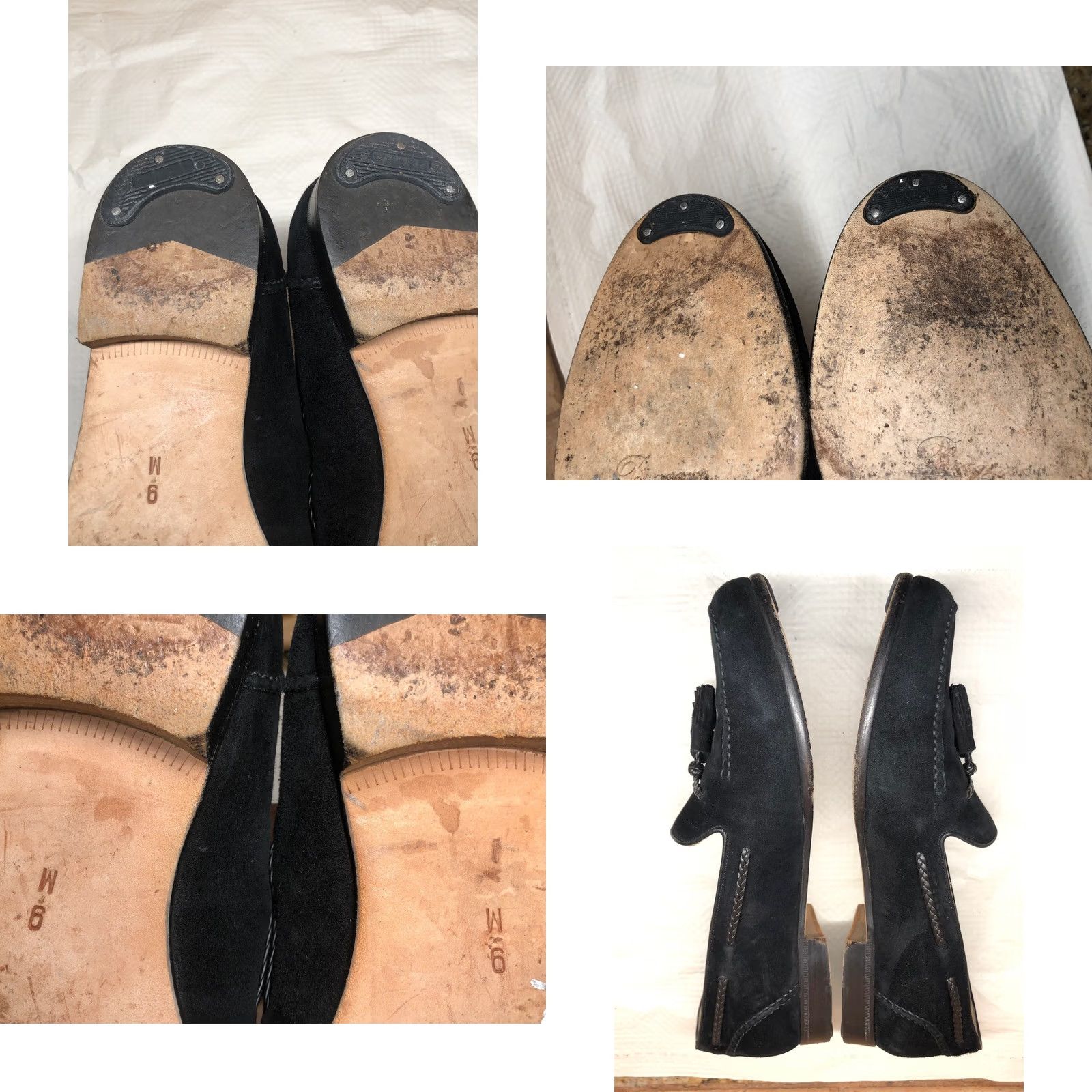 Cole Haan Bragano x Cole Haan Black Italian Leather Loafers 9 M Dress Leather Oxford Tassels Men Size US 9 / EU 42 - 8 Thumbnail