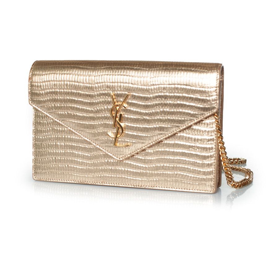 Saint Laurent Paris Saint Laurent, metallic wallet on a chain Size ONE SIZE - 3 Thumbnail