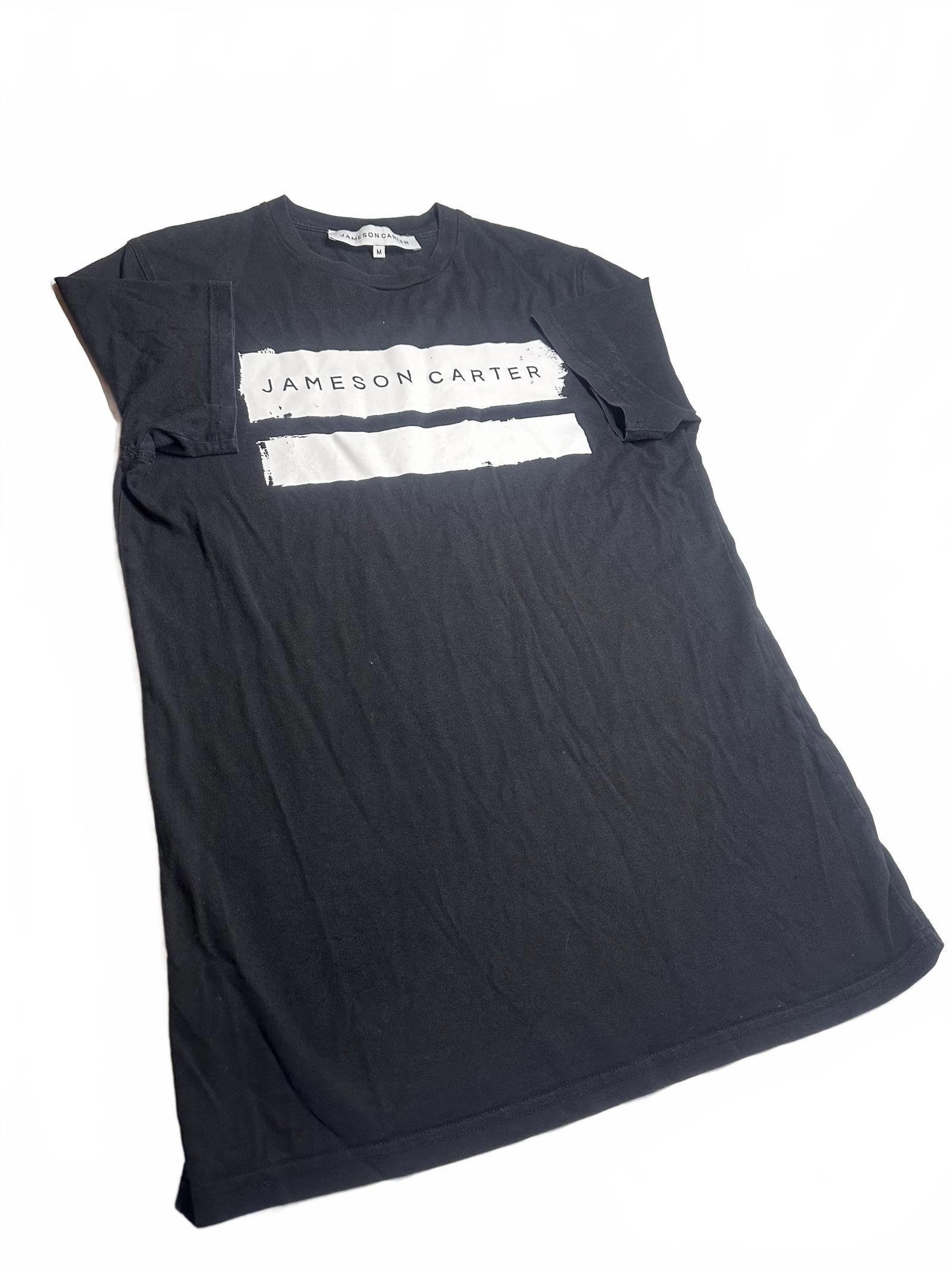 Designer Jameson Carter Graphic T-Shirt - Black Size US M / EU 48-50 / 2 - 3 Thumbnail