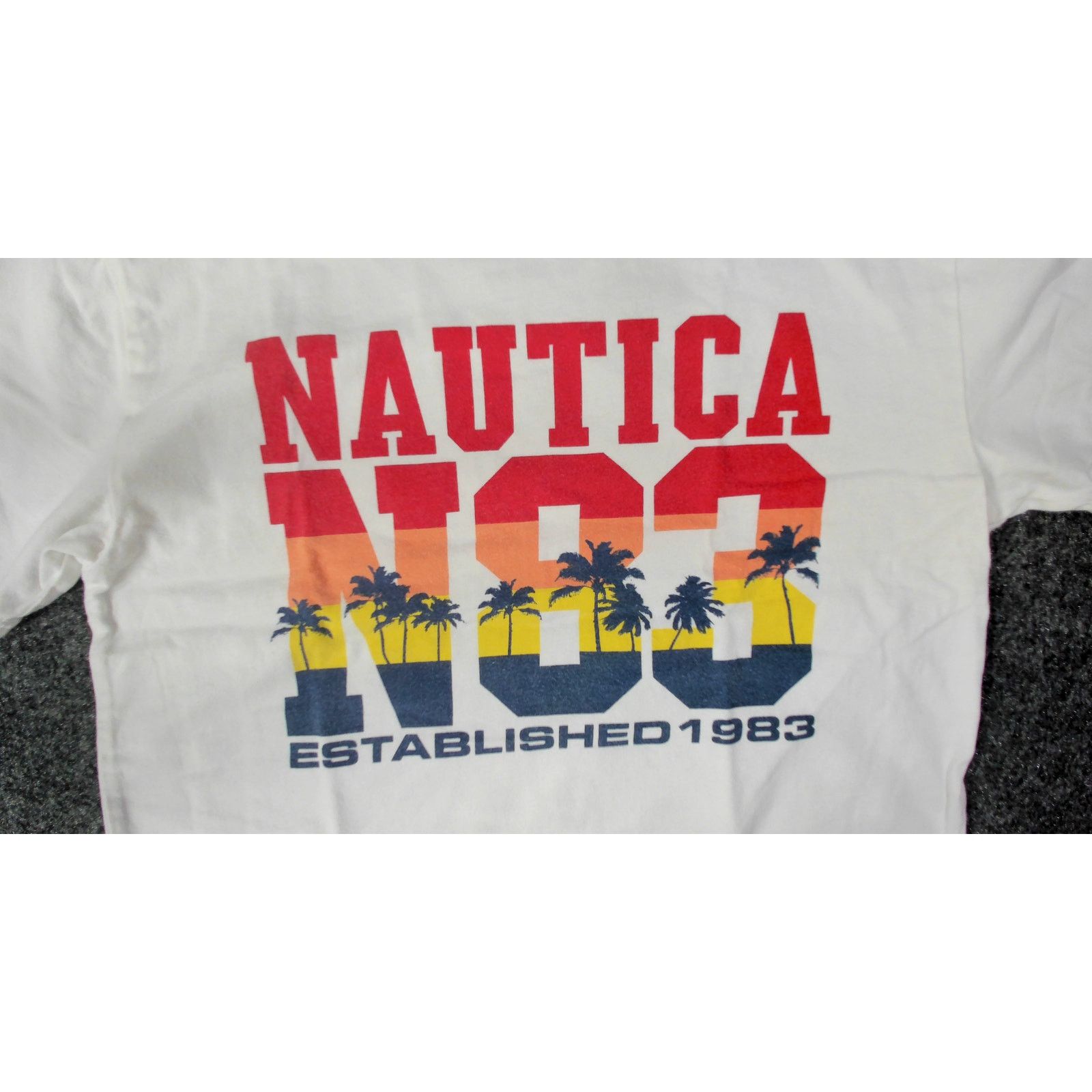 Nautica Nautica N83 Coastal Sunset Shrunken Fit Tee (Fits XS) Size XS / US 0-2 / IT 36-38 - 5 Thumbnail