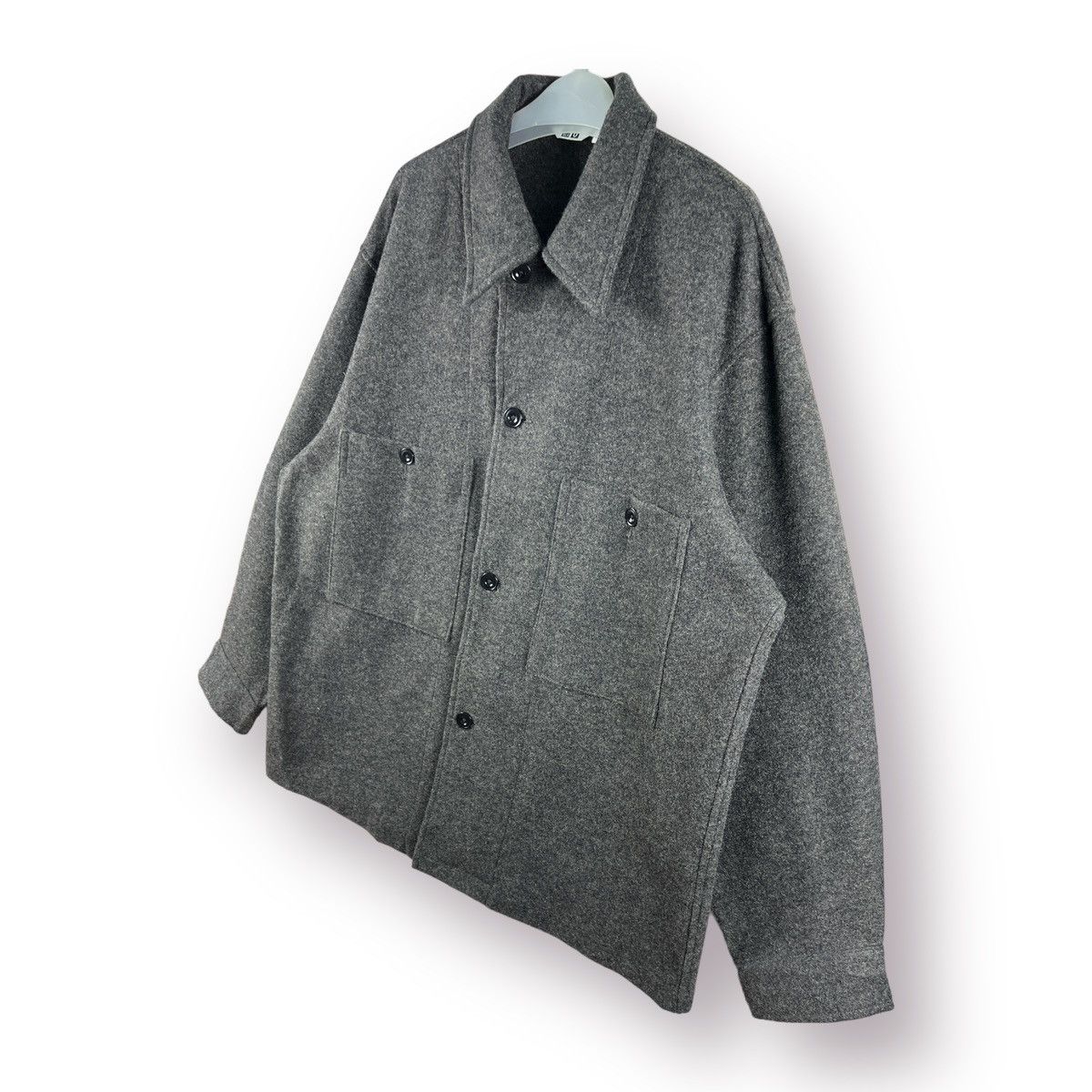 Christophe Lemaire × Japanese Brand × Uniqlo 🔥 UNIQLO U CHRISTOPHE LEMAIRE WOOL WORKSHIRT - XL Size US L / EU 52-54 / 3 - 2 Thumbnail