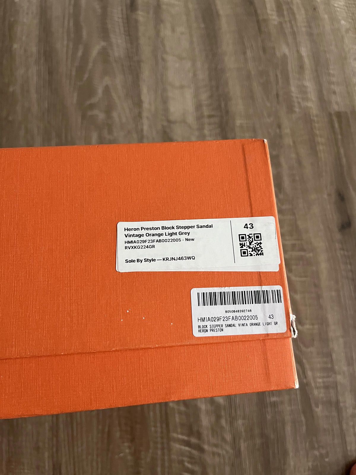 Other Heron Block Stepper Sandal Vintage Orange Size US 10 / EU 43 - 9 Thumbnail