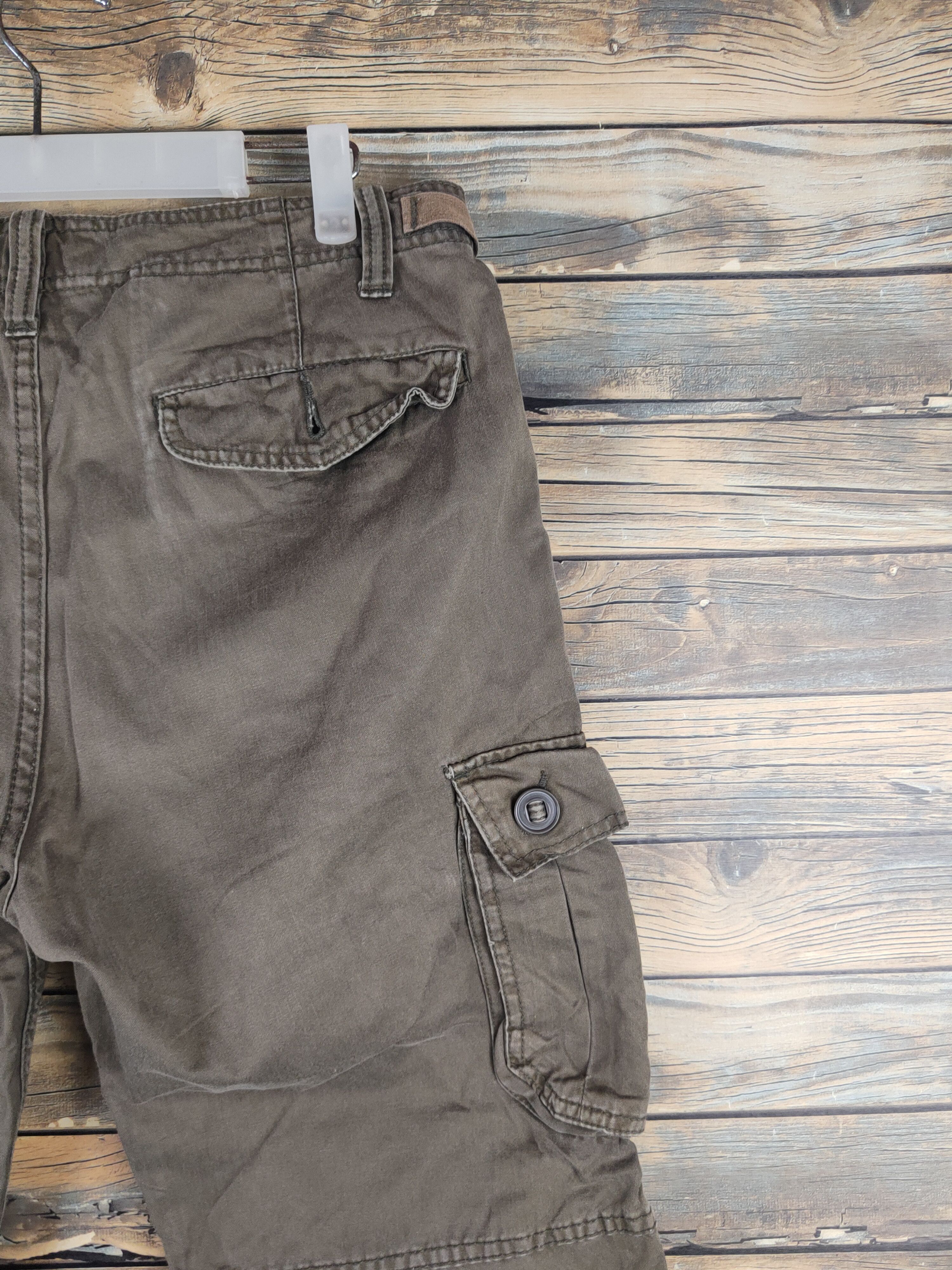 Japanese Brand DL Back Number Brown Multipocket Cargo Pants #46-235T Size US 32 / EU 48 - 10 Thumbnail