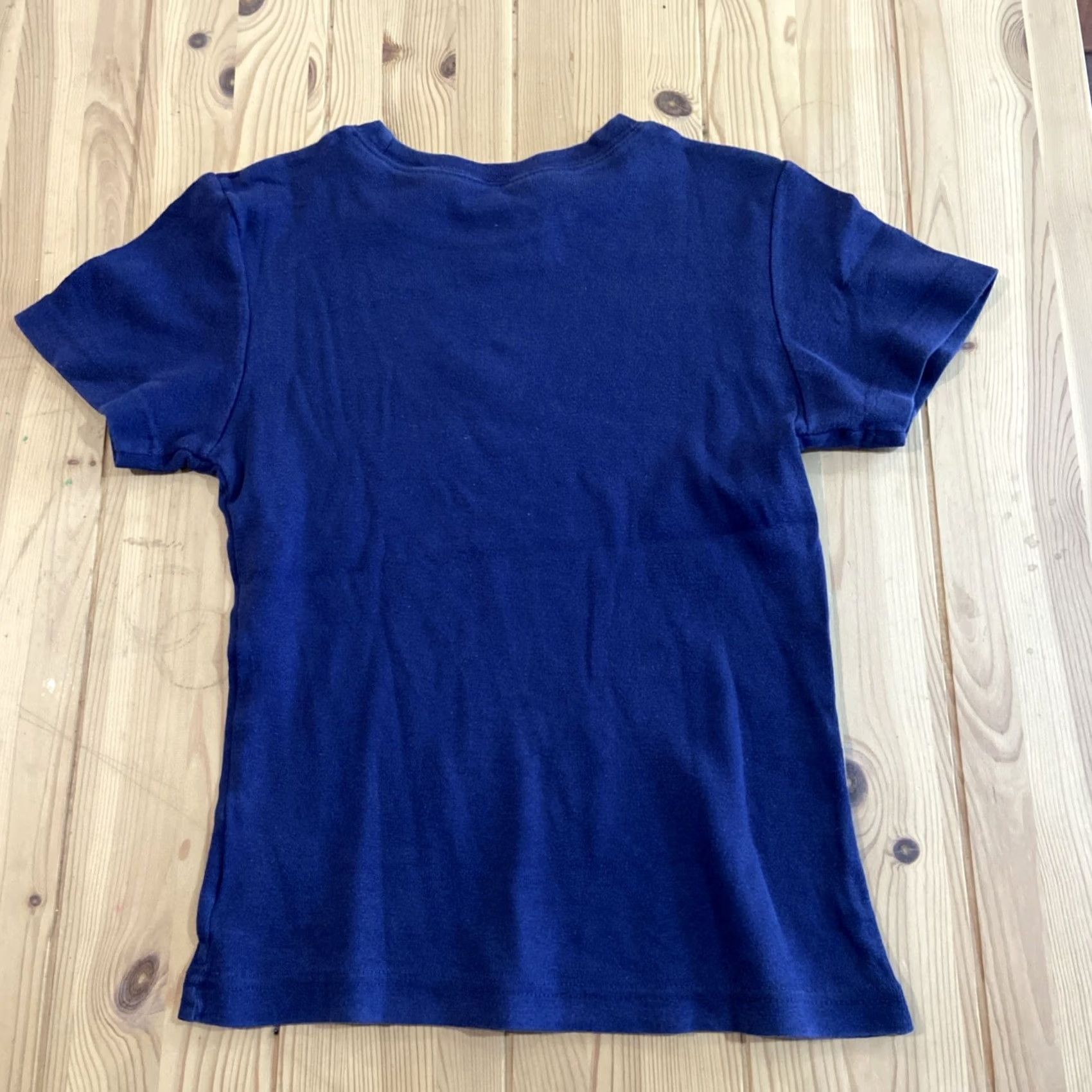Guess VINTAGE? No. Y2k Guess Womens Top Stitched G Large Navy Blue Shirt Regular Short Sleeve Cotton Jersey Glitter Rhinestone Studded Crew Neck Bullete? Size L / US 10 / IT 46 - 6 Thumbnail