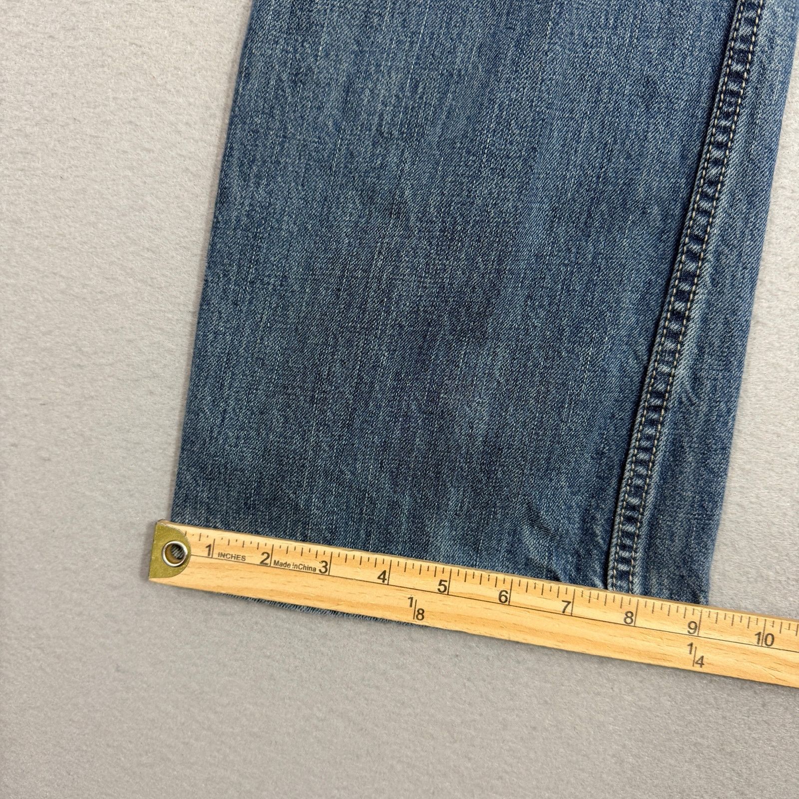 Vintage Vintage Arizona Bootcut Jeans Men's 36x32 Blue Distressed Size US 36 / EU 52 - 10 Thumbnail