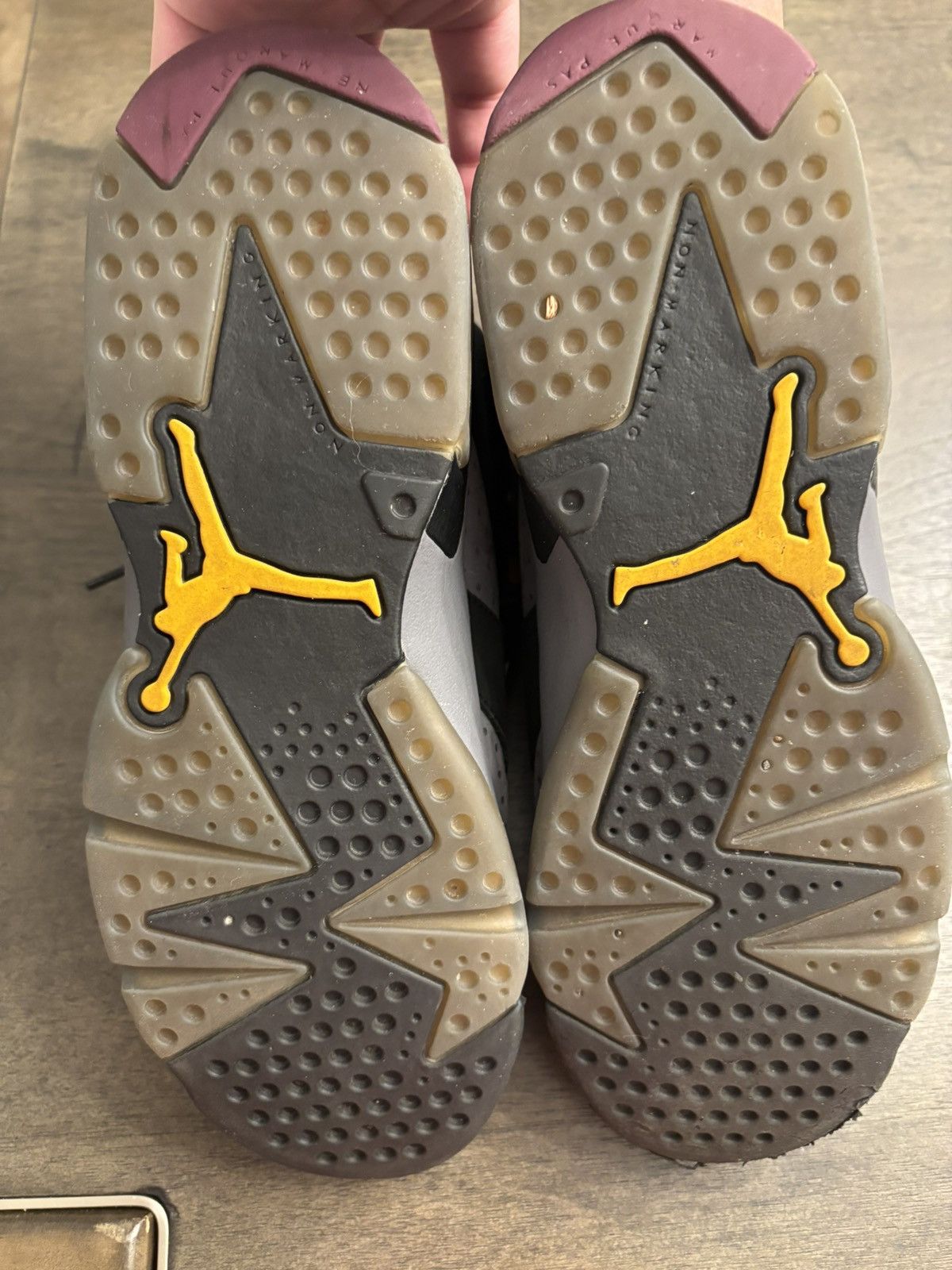 Jordan Brand AIR JORDAN 6 RETRO BORDEAUX (GS) Size US 6.5 / EU 39-40 - 8 Thumbnail