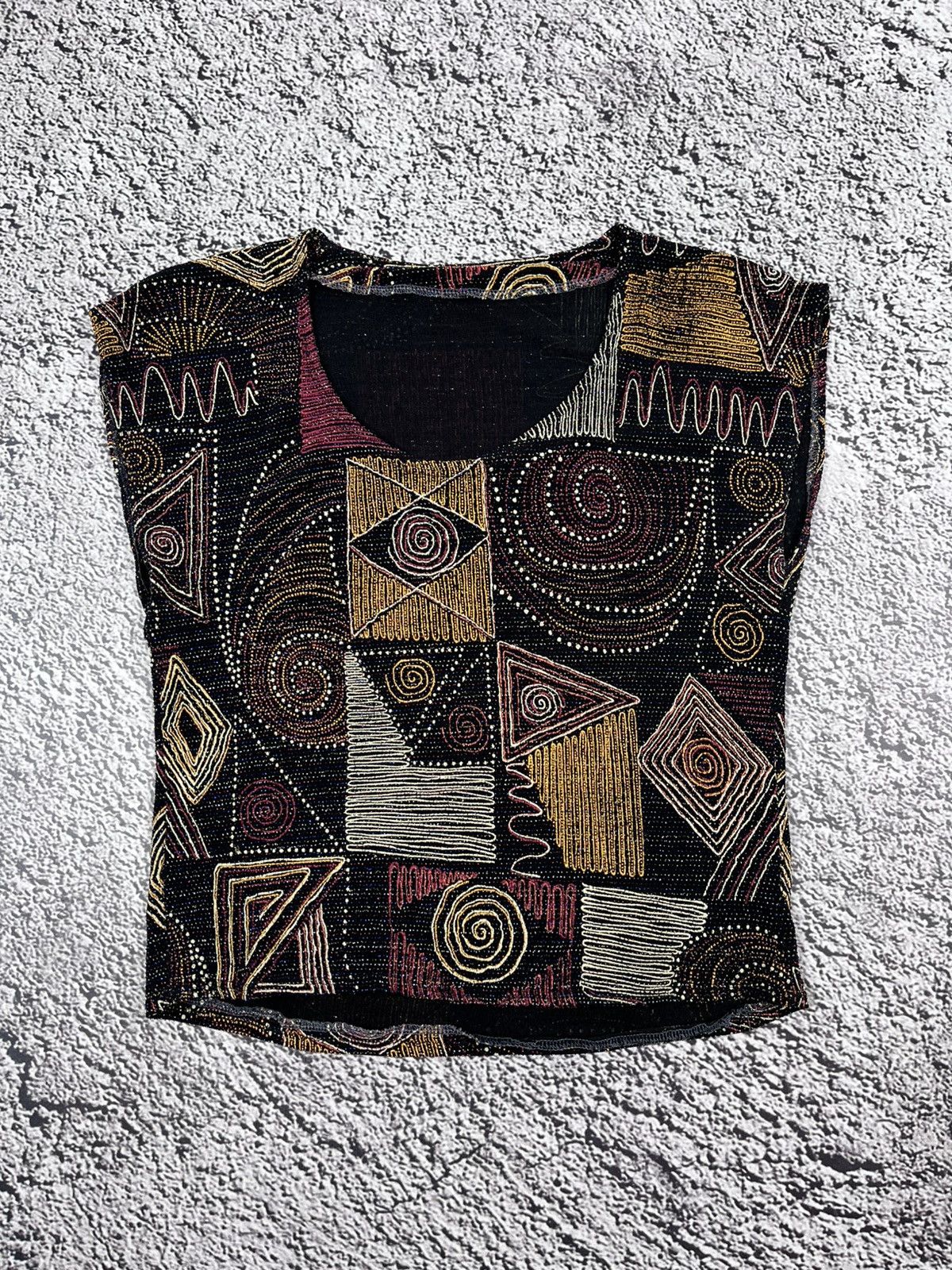 Retrofit Vintage Geometry Retro tank top size M Size M / US 6-8 / IT 42-44 - 1 Thumbnail