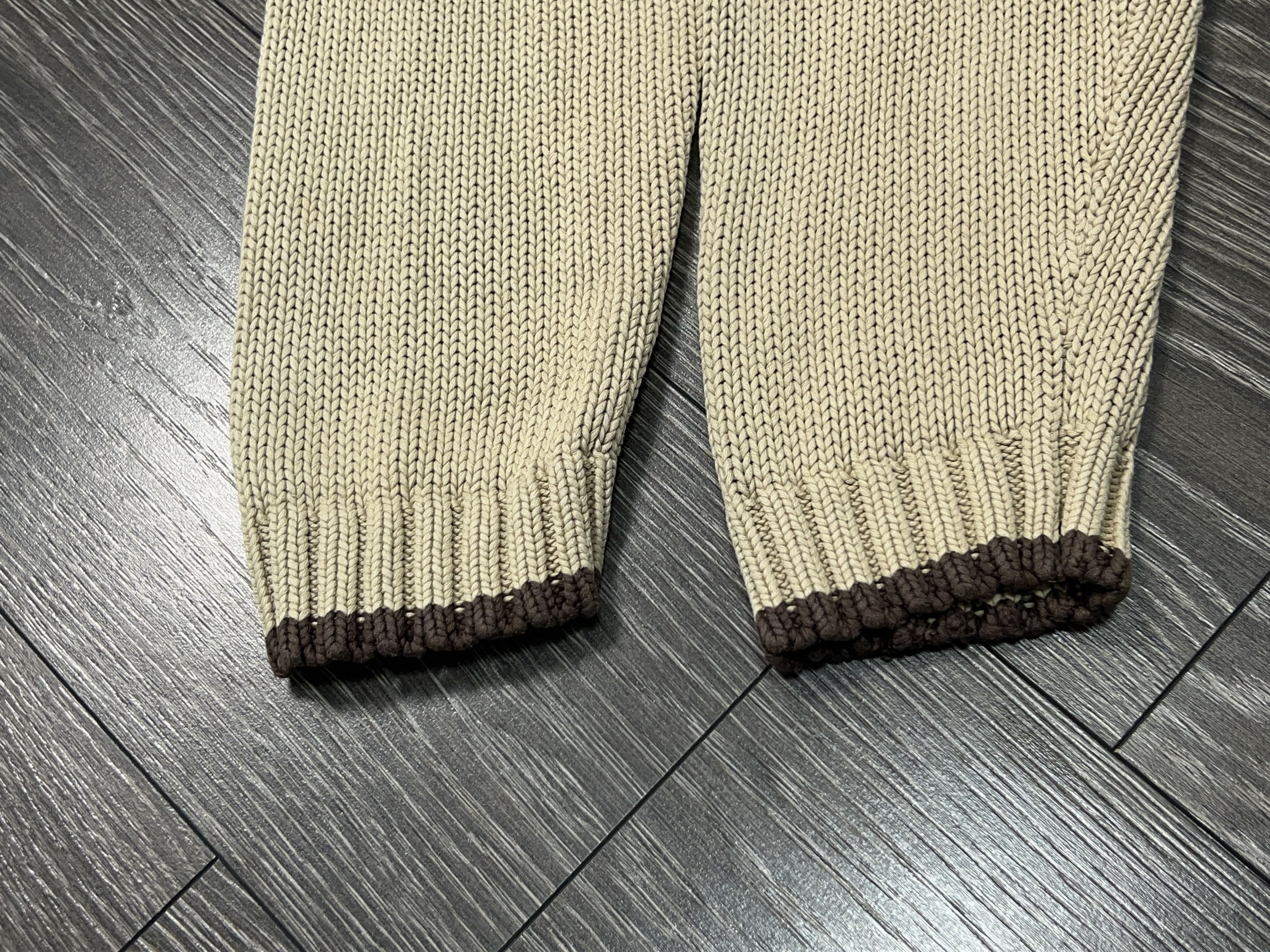 Yves Saint Laurent Vintage YSL Knit Cardigan Cotton Zip Sweater Size XL Size US XL / EU 56 / 4 - 9 Thumbnail