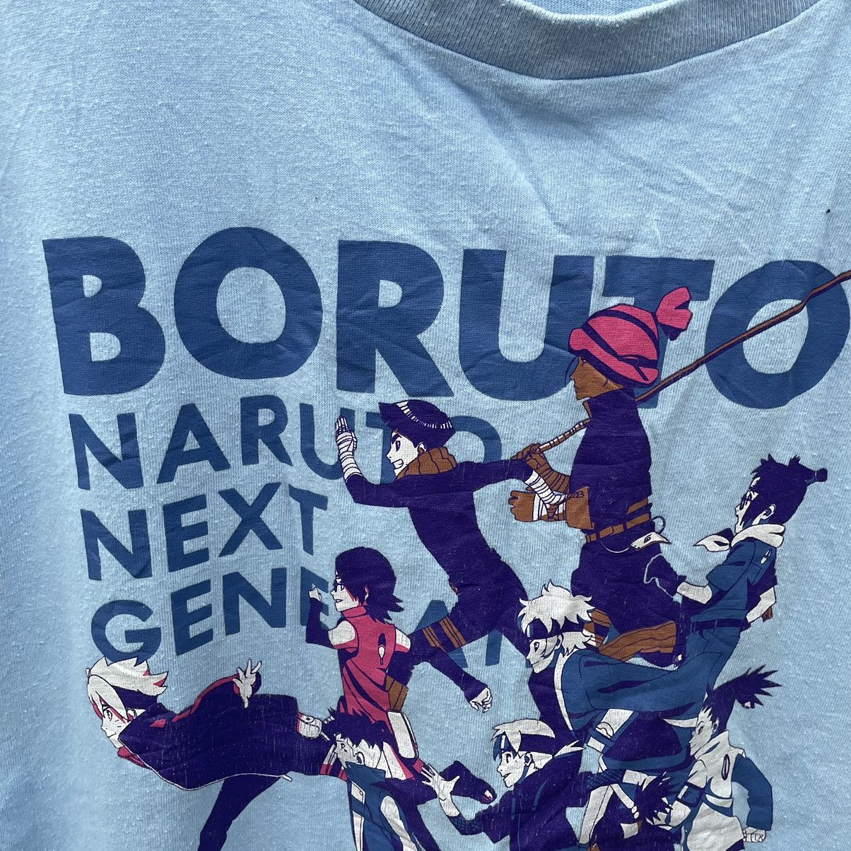 Anime × Vintage 🔥🔥🇯🇵Boruto Next Generations Big Image Promo Anime Tee Size US M / EU 48-50 / 2 - 5 Thumbnail