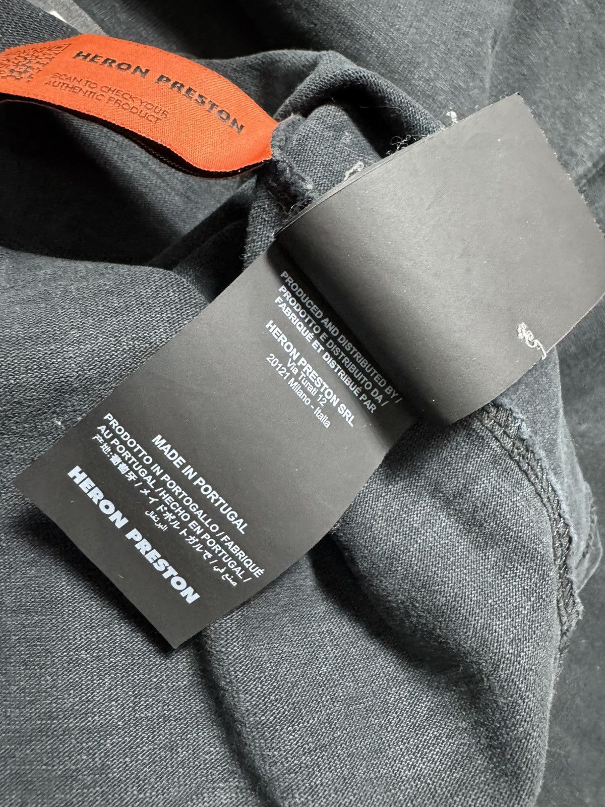 Heron Preston Heron Preston Стиль Big Logo Black T-Shirt Luxury Size S Size US S / EU 44-46 / 1 - 11 Thumbnail
