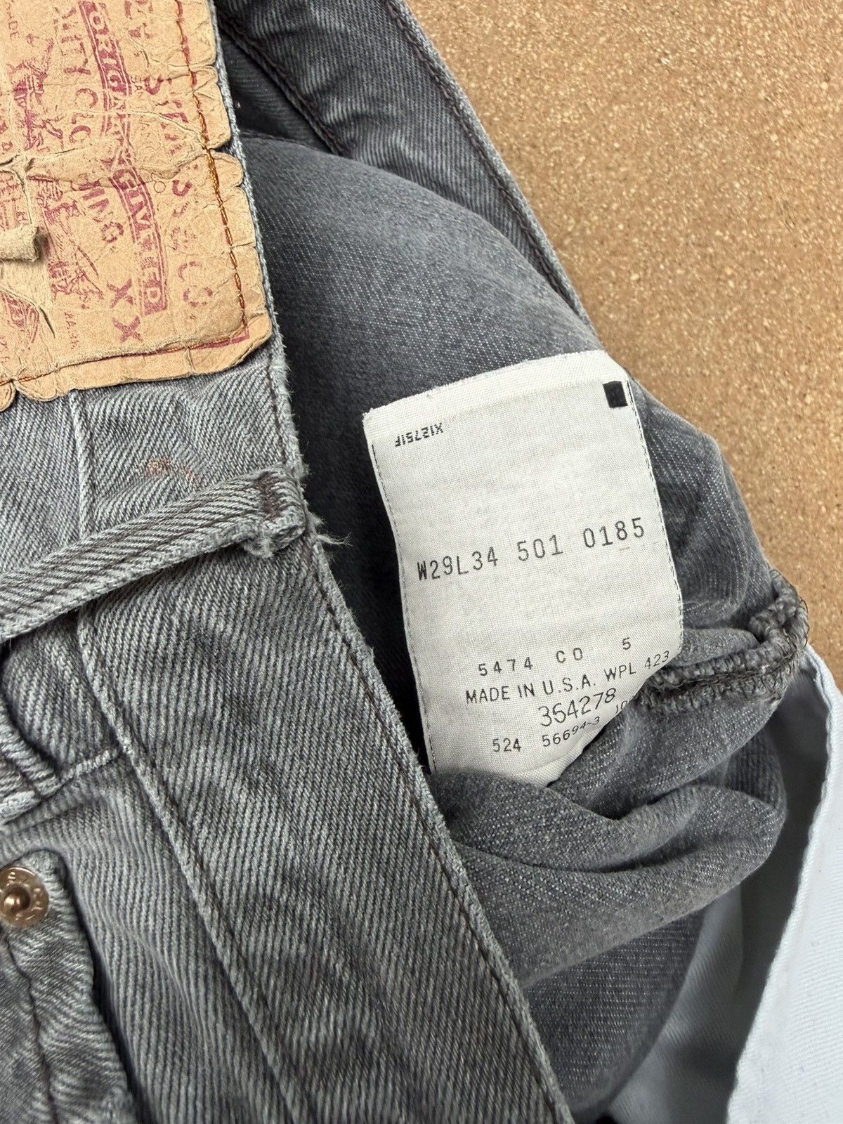 Levi's Vintage Levi’s 501xx Buttonfly Straight Faded Jeans 27x29 Size 27" / US 4 / IT 40 - 6 Thumbnail