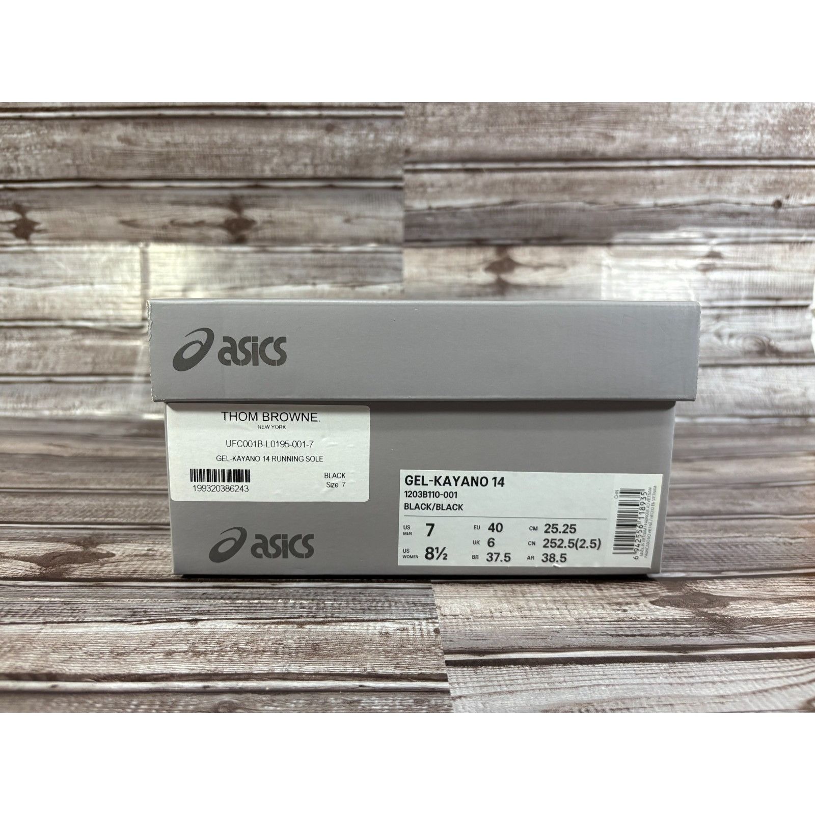 Asics Thom Browne New York x Asics Gel Kayano 14 Sz 7 Men 8.5 Wome Size US 7 / EU 40 - 4 Thumbnail