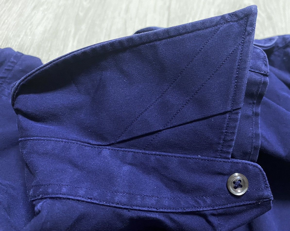 Ralph Lauren Black Label Ralph Lauren Black Label Navy Stretchy Luxury Blouse Shirt Size XS / US 0-2 / IT 36-38 - 20 Thumbnail
