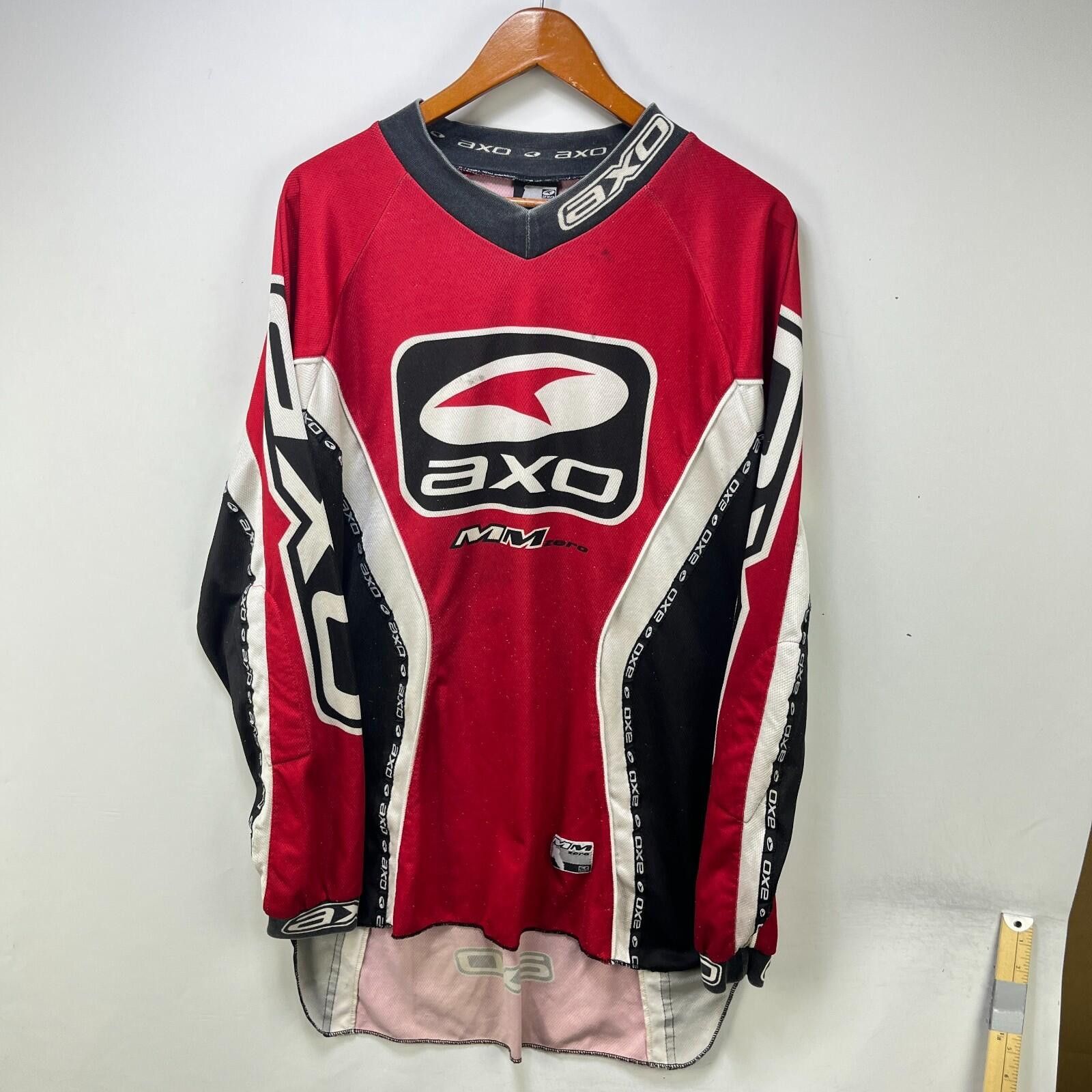 Other Vintage 90s AXO Motocross Jersey XL Motorsport Size ONE SIZE - 1 Thumbnail