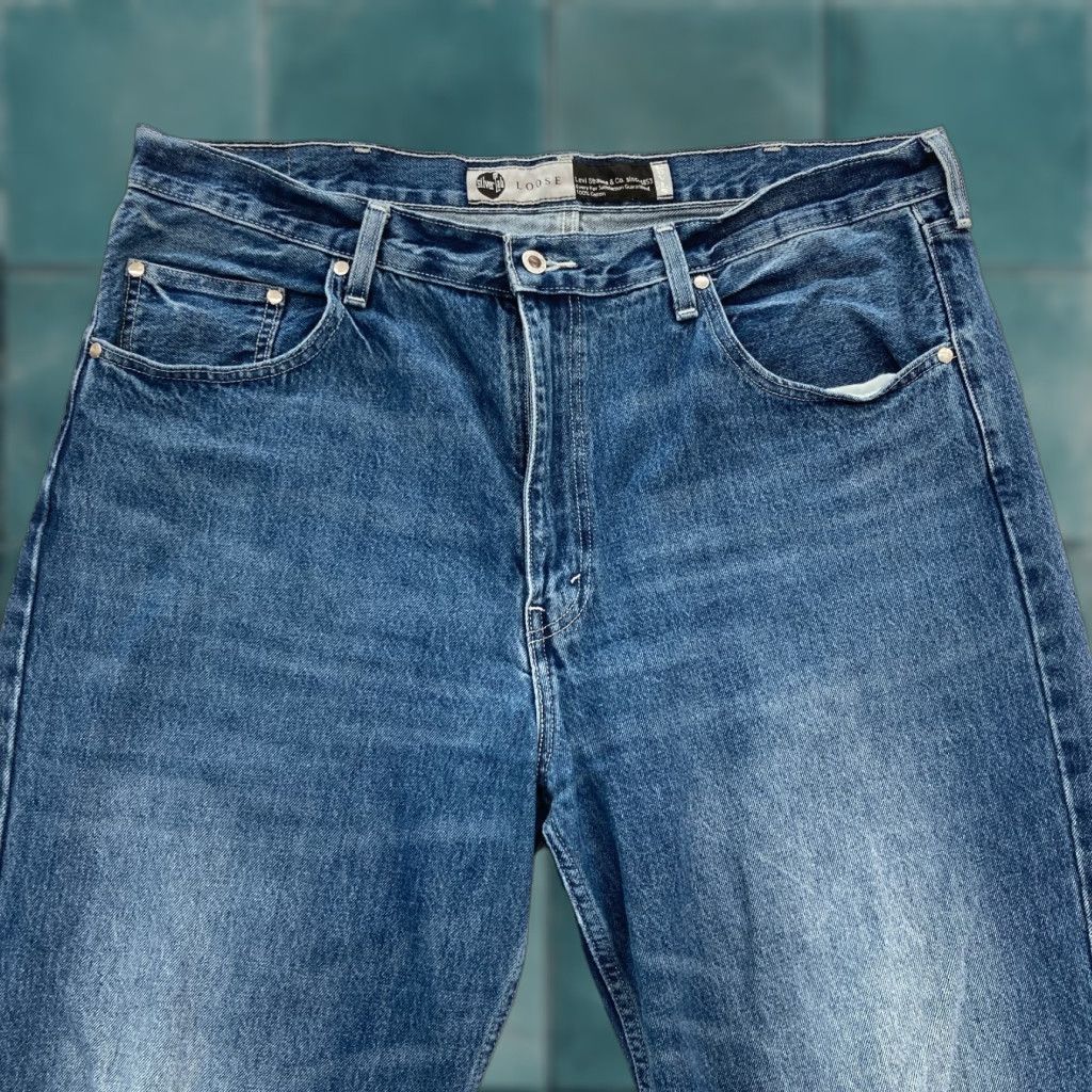 Levi's Levi's Silvertab Jeans Mens 40x28 Loose Fit Straight Leg Baggy High Rise Y2K Size US 40 / EU 56 - 1 Thumbnail