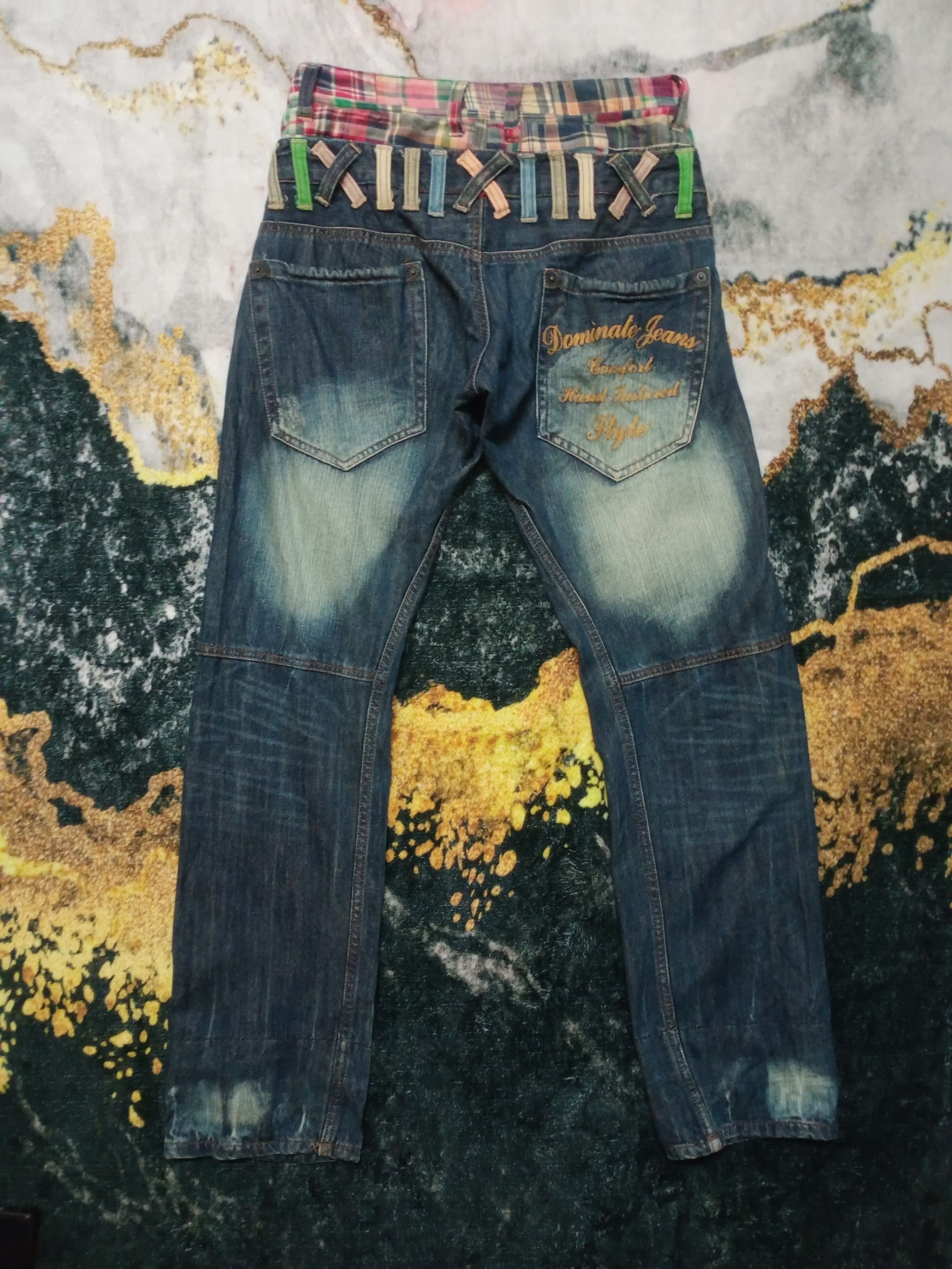 Hysteric Glamour Dominate Handcrafted Jeans Must Double Waist Denim Pants Size US 30 / EU 46 - 5 Thumbnail