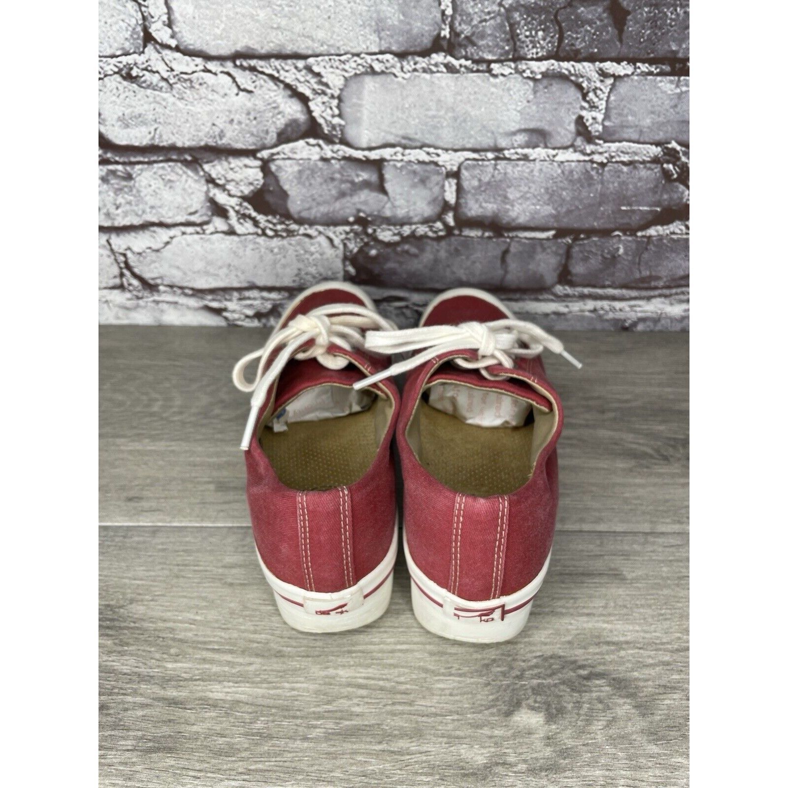 Other Dansko Vegan Red Fabric Canvas Lace Up Slip Workwear Clogs W Size US 7 / IT 37 - 5 Thumbnail
