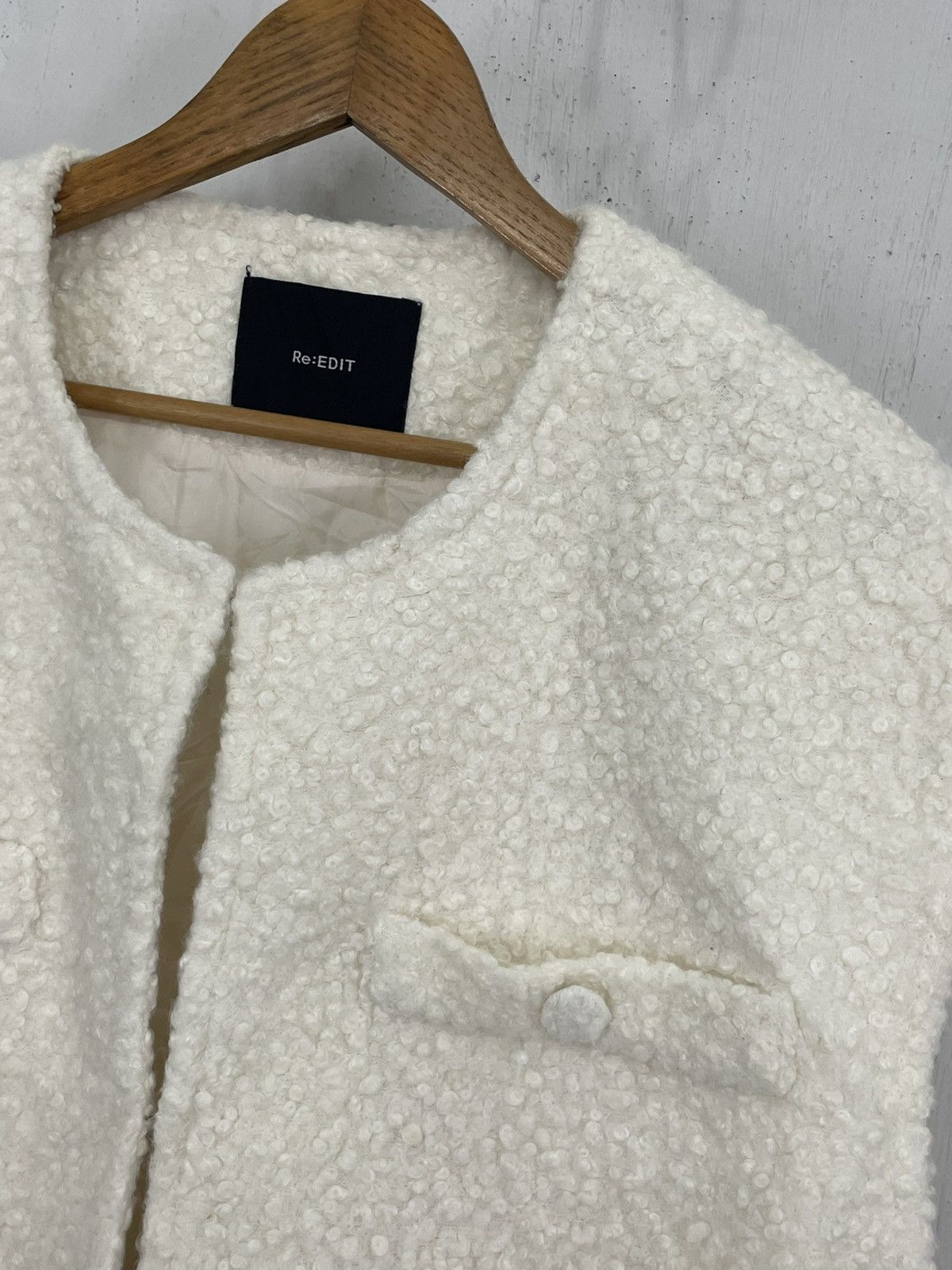 Japanese Brand Re:EDIT Vest Sherpa Winter Size US M / EU 48-50 / 2 - 5 Thumbnail