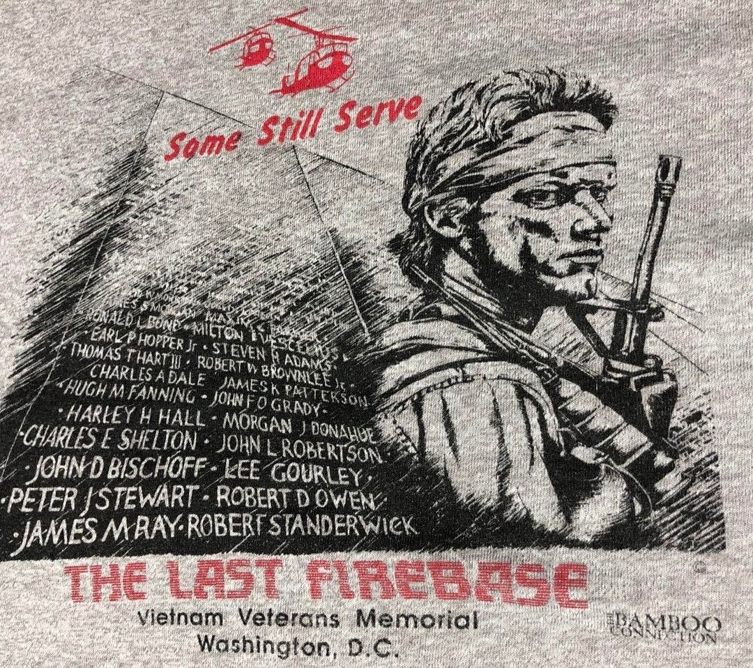 Vintage Vietnam Veterans Memorial T Shirt Vintage 80s Single Stitch Size US XL / EU 56 / 4 - 1 Thumbnail