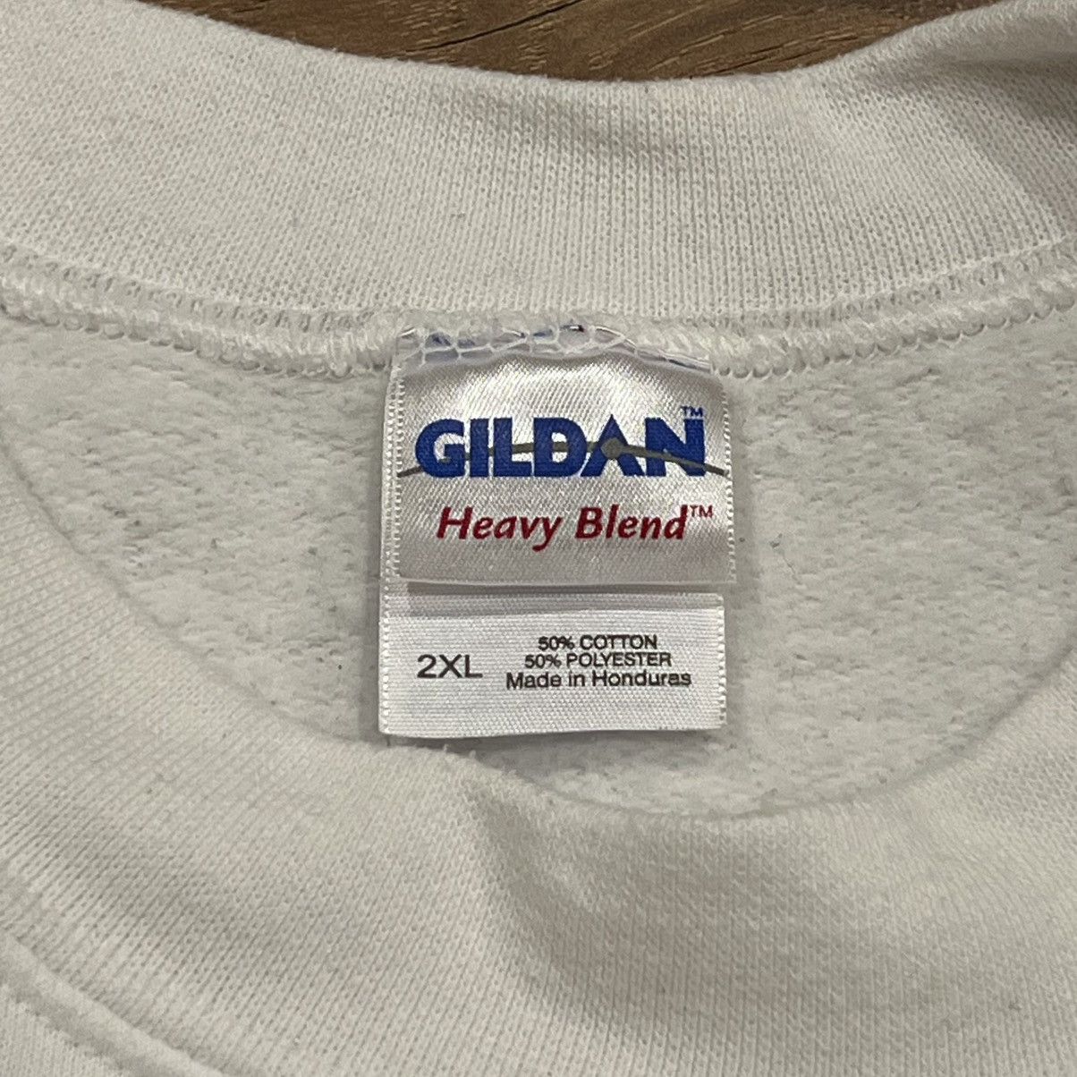 Gildan Super Bowl XLII Giants Patriots White 2XL Crewneck Sweater Size US XXL / EU 58 / 5 - 3 Thumbnail