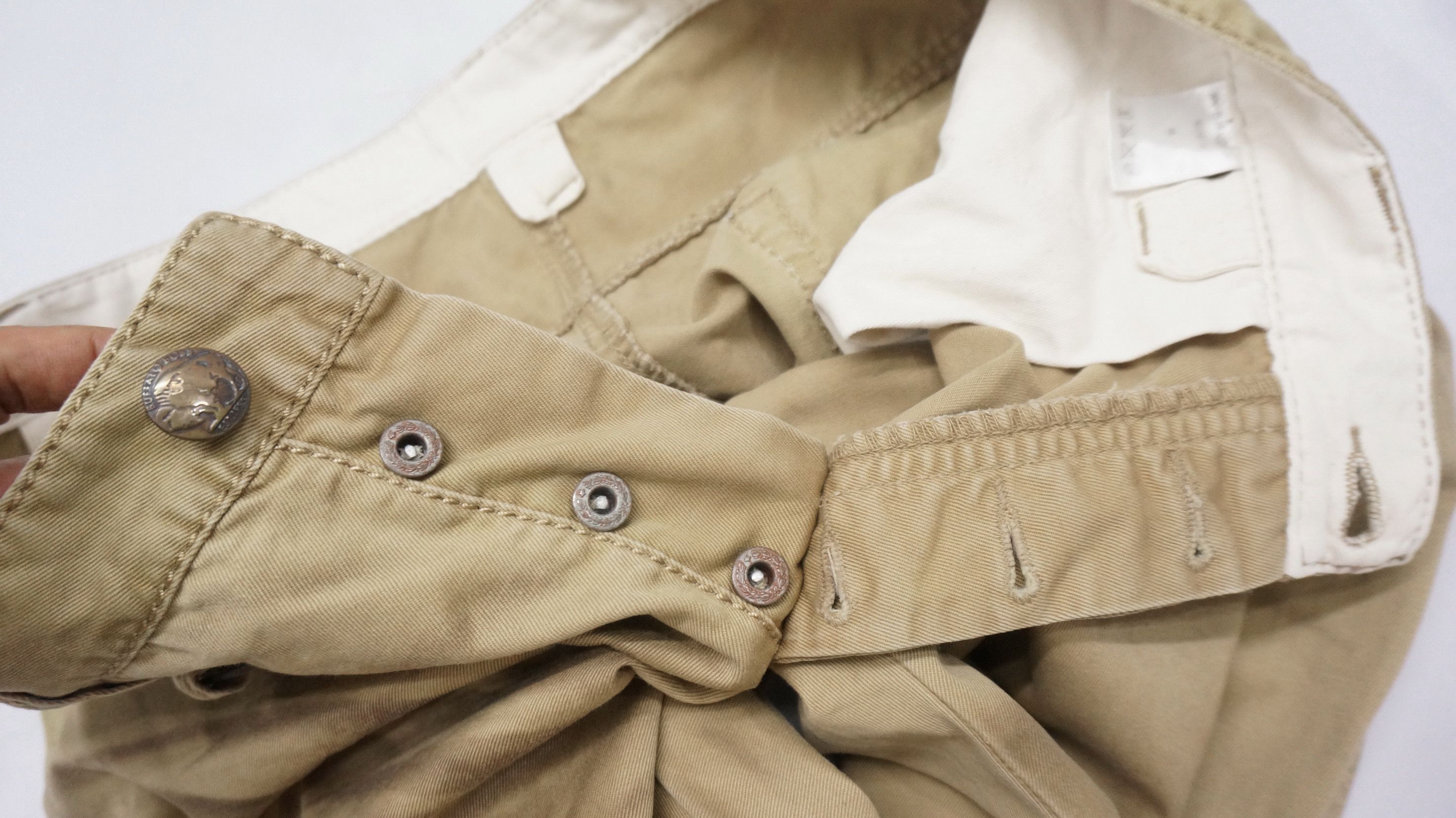 BUFFALO BOBS 💥 Fye Buffalo Bobs Smoked Whisker Buttonfly Pants Size US 34 / EU 50 - 11 Thumbnail