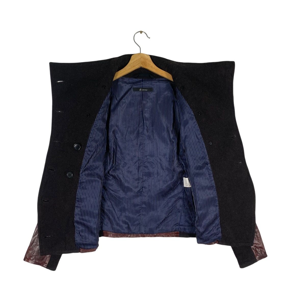Johnbull × Leather × Vintage Vintage Johnbull Simple Leather Jacket Button M Size Size US M / EU 48-50 / 2 - 5 Thumbnail