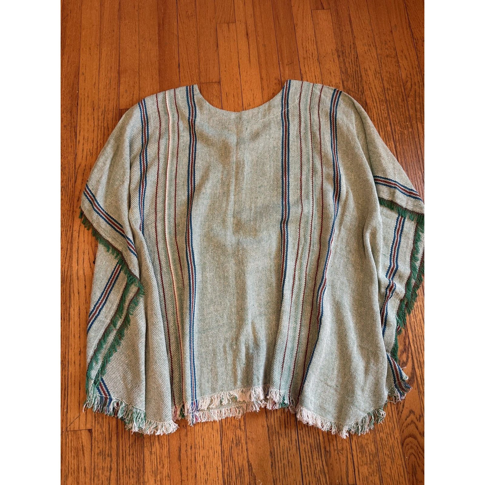 Other Jen's Pirate Booty Poncho Womens Fringe Boho Serape Ruana Size ONE SIZE - 8 Thumbnail