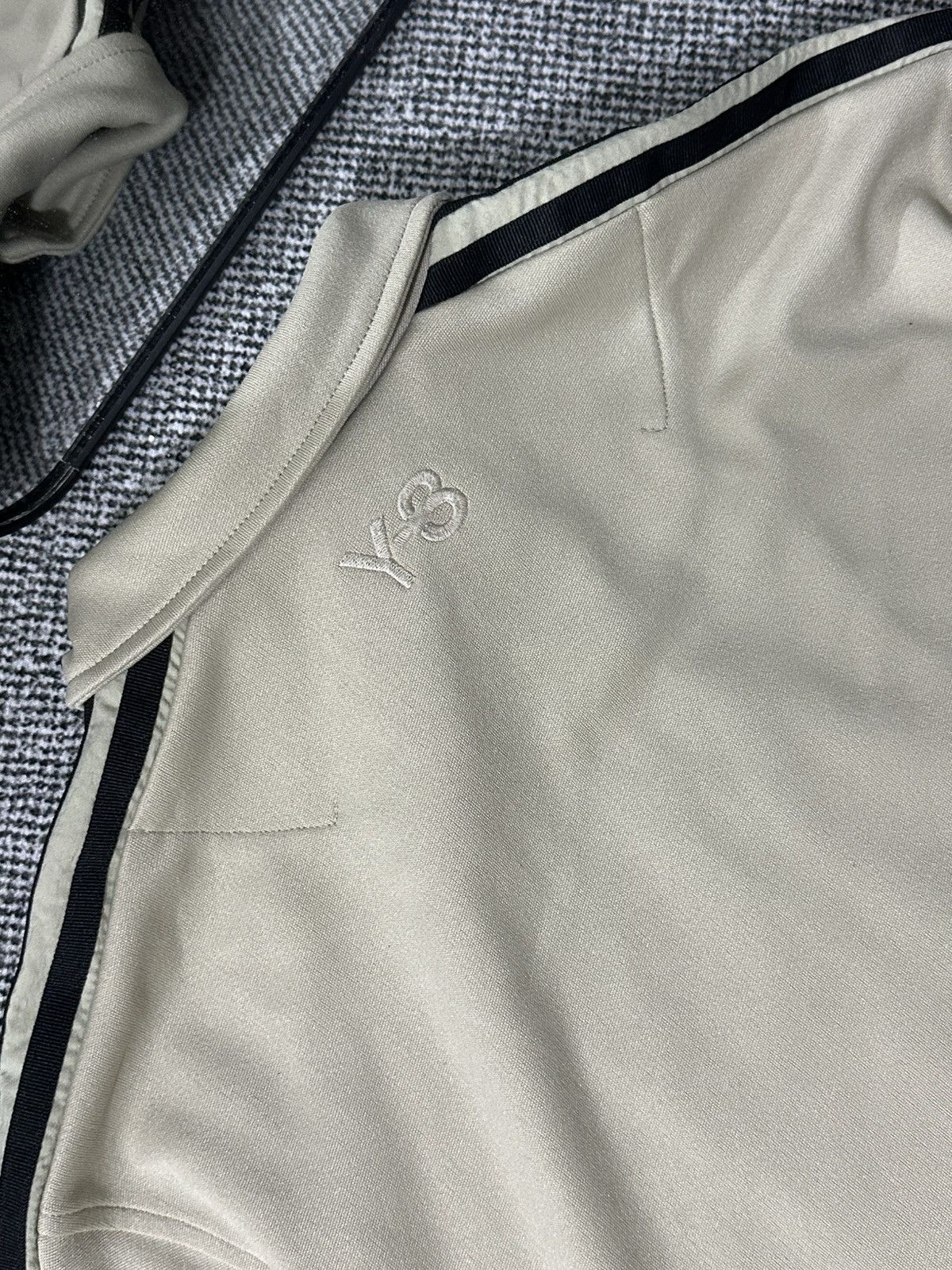 Adidas Adidas y-3 yohji yamamoto beige zipper jacket Size US M / EU 48-50 / 2 - 4 Thumbnail