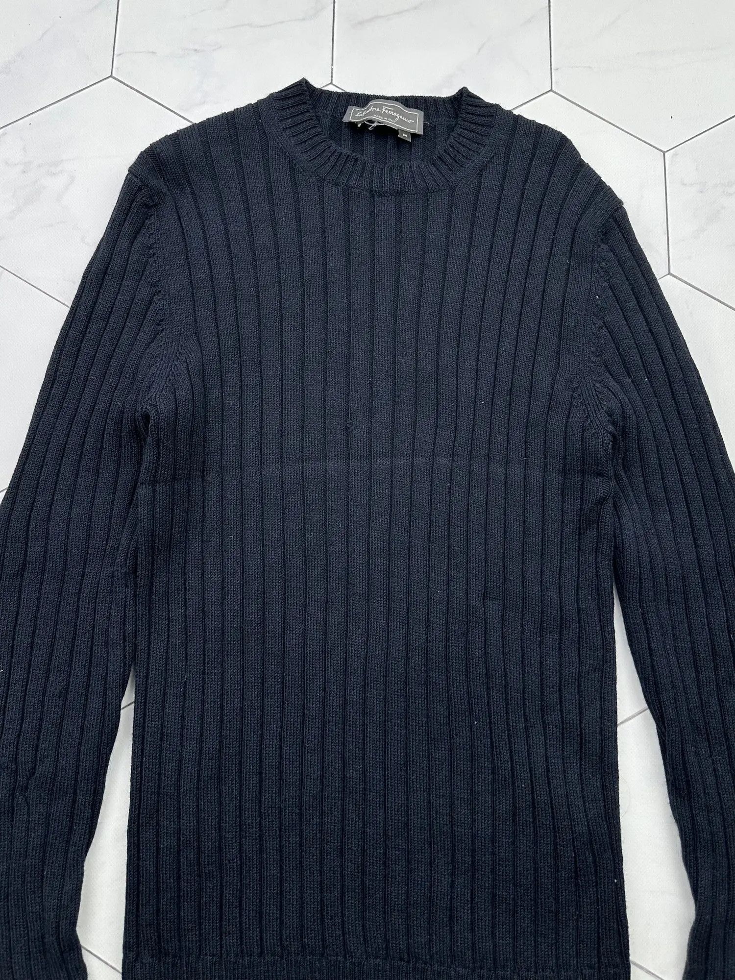 Salvatore Ferragamo Salvatore Ferragamo Vintage Wool Sweater (B290) Size US M / EU 48-50 / 2 - 2 Thumbnail