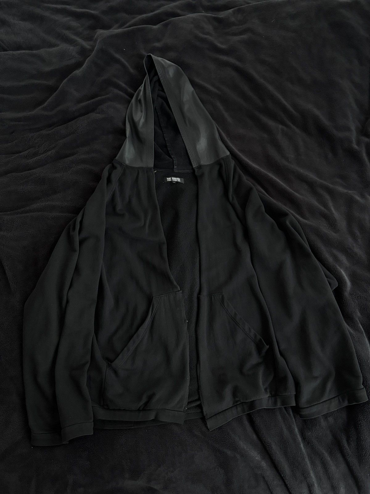 Raf Simons Raf Simons consumed leather hoodie. Size US M / EU 48-50 / 2 - 7 Thumbnail
