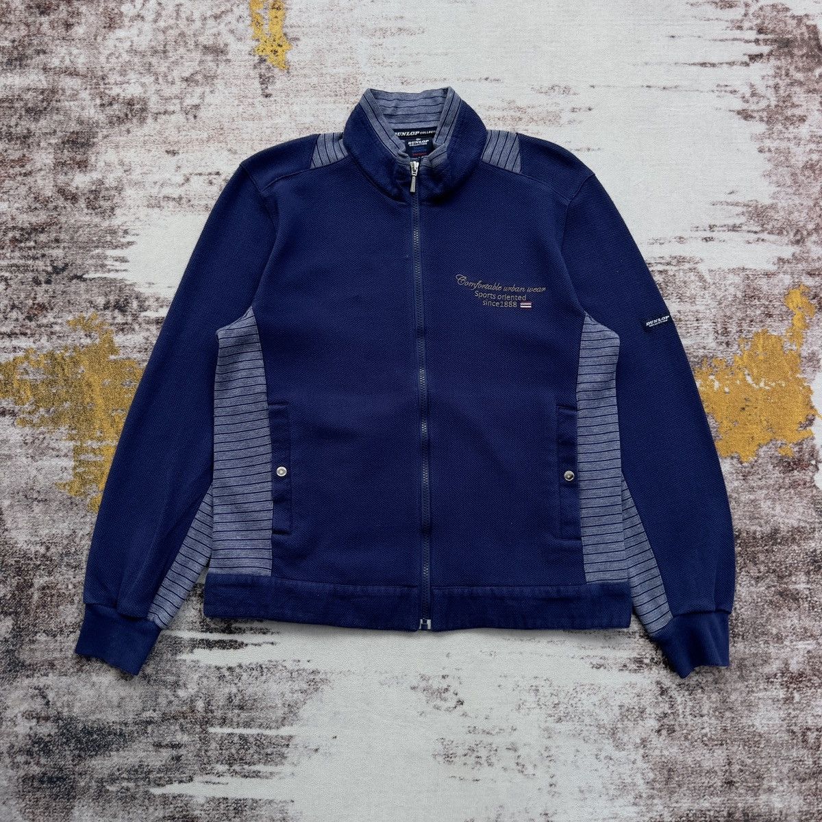 Dunlop DUNLOP COLLECTION SPORTS ORIENTED FULL ZIP TRACK JACKET Size US L / EU 52-54 / 3 - 2 Thumbnail