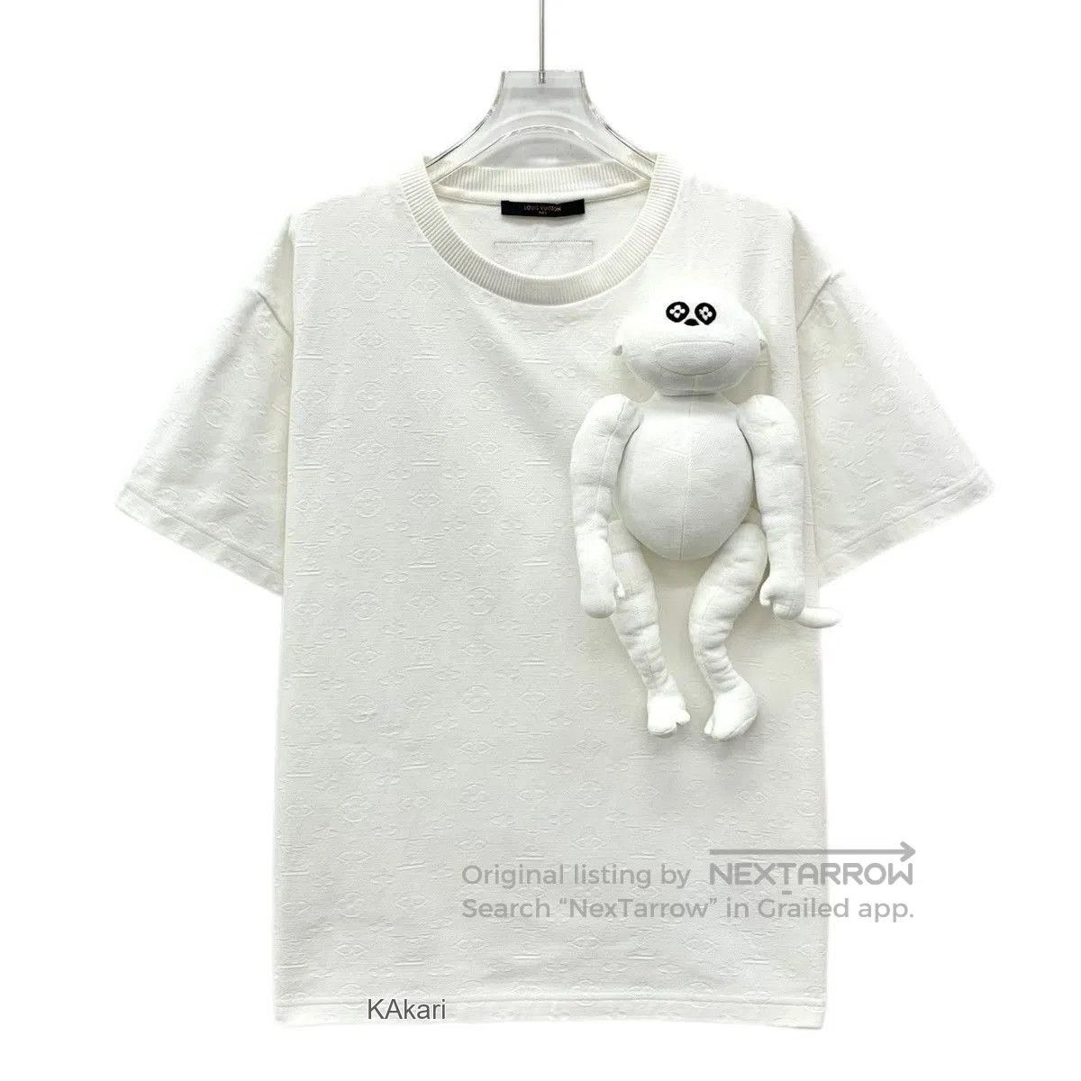Louis Vuitton White Textured Short. Size US L / EU 52-54 / 3 - 1 Thumbnail