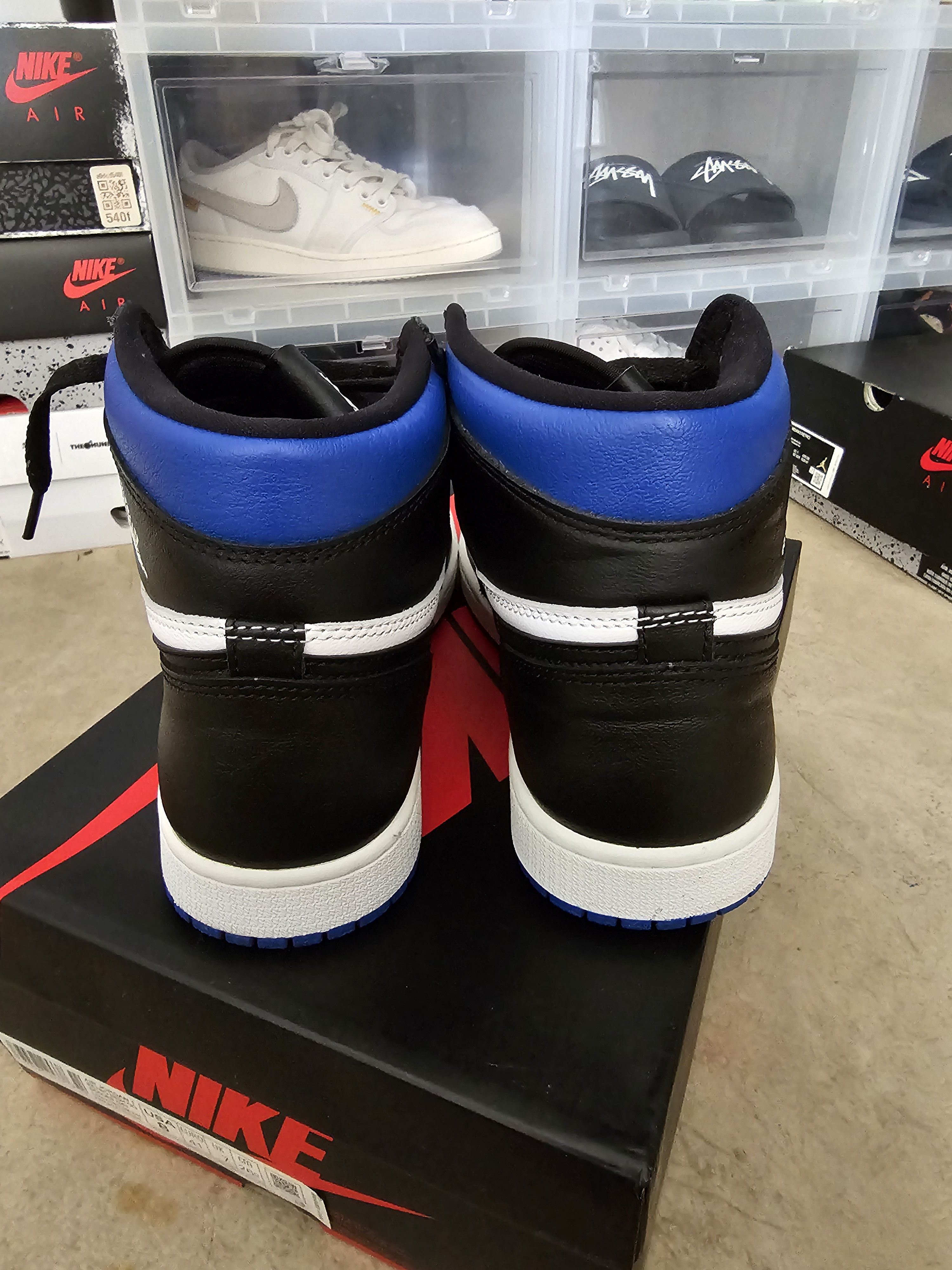 Jordan Brand Jordan 1 OG Royal Toe Size US 8 / EU 41 - 4 Thumbnail