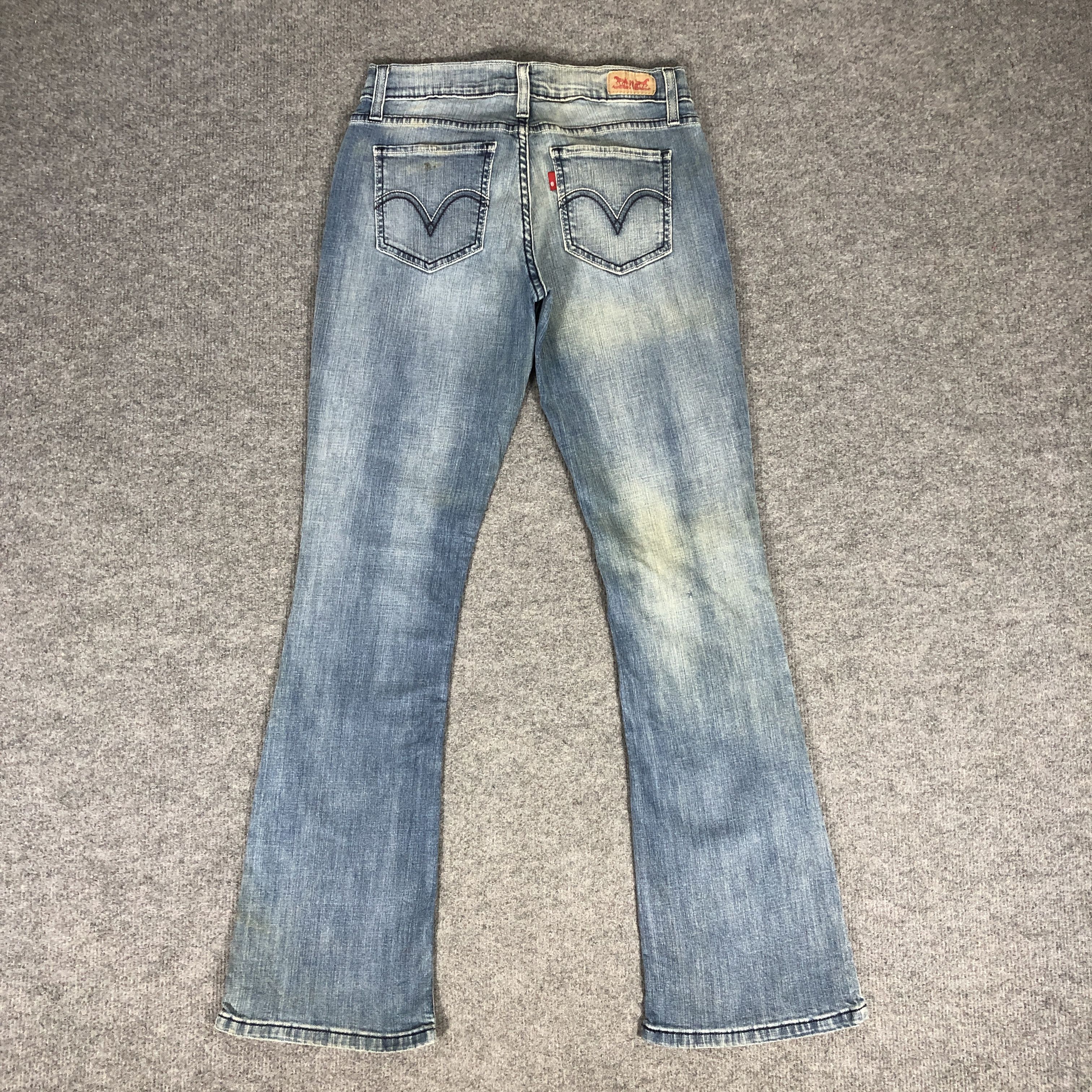Levi's × Vintage Womens Vintage Levis 524 Jeans Flare Too Superlow L1111W Size 30" / US 8 / IT 44 - 4 Thumbnail
