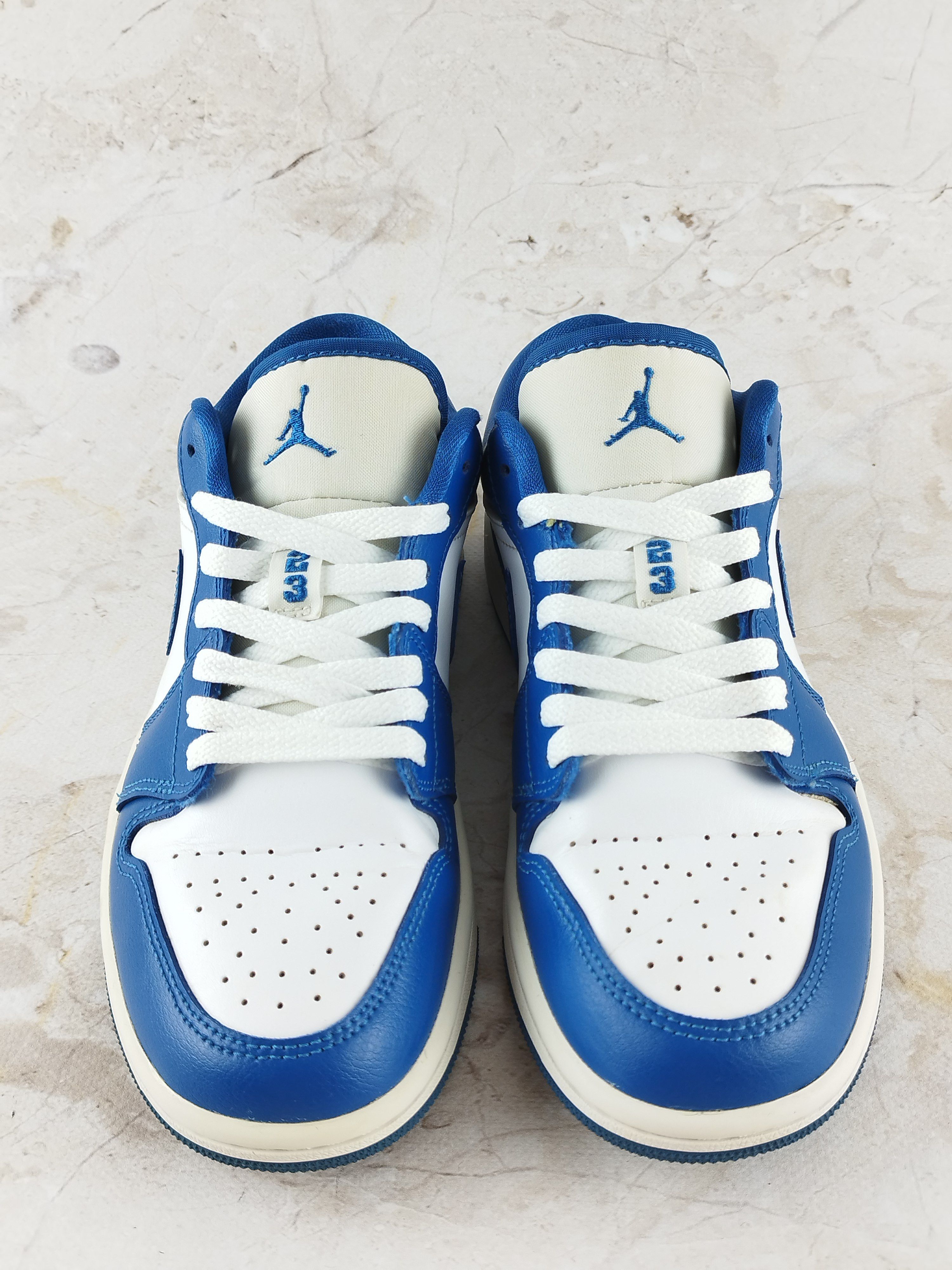 Jordan Brand Nike Jordan 1 Mid 'Marina Blue' rare streetwear low sneakers Size US 7 / IT 37 - 3 Thumbnail