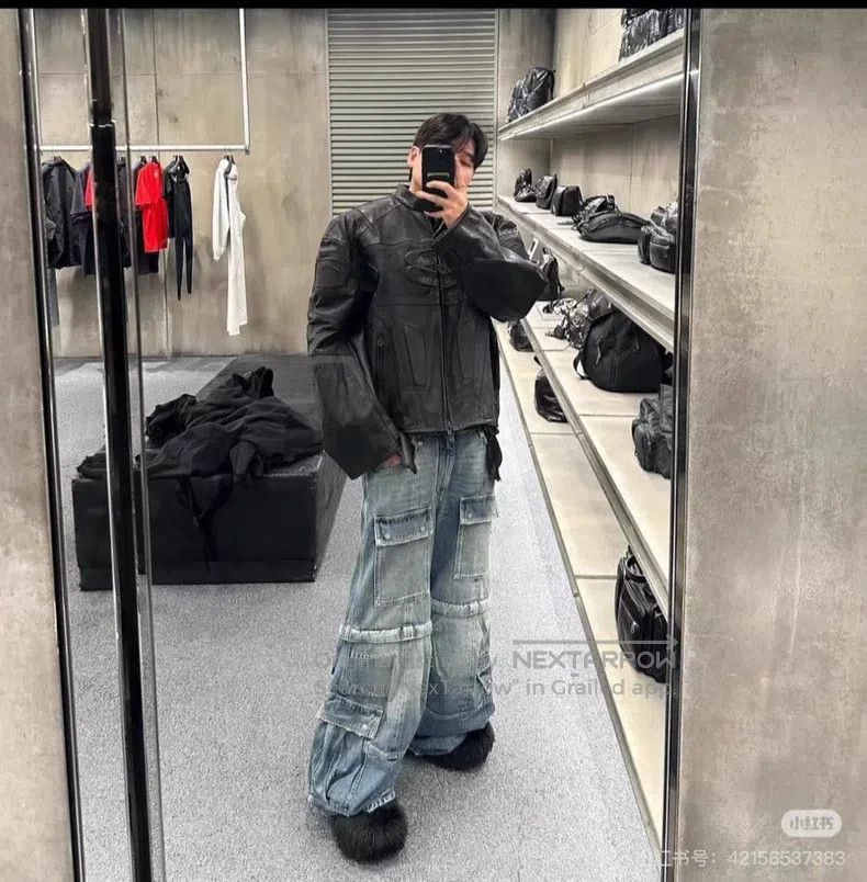 Balenciaga Balenciaga size XS Sun Bleached Light Indigo Denim Flare P Size US 27 - 7 Thumbnail