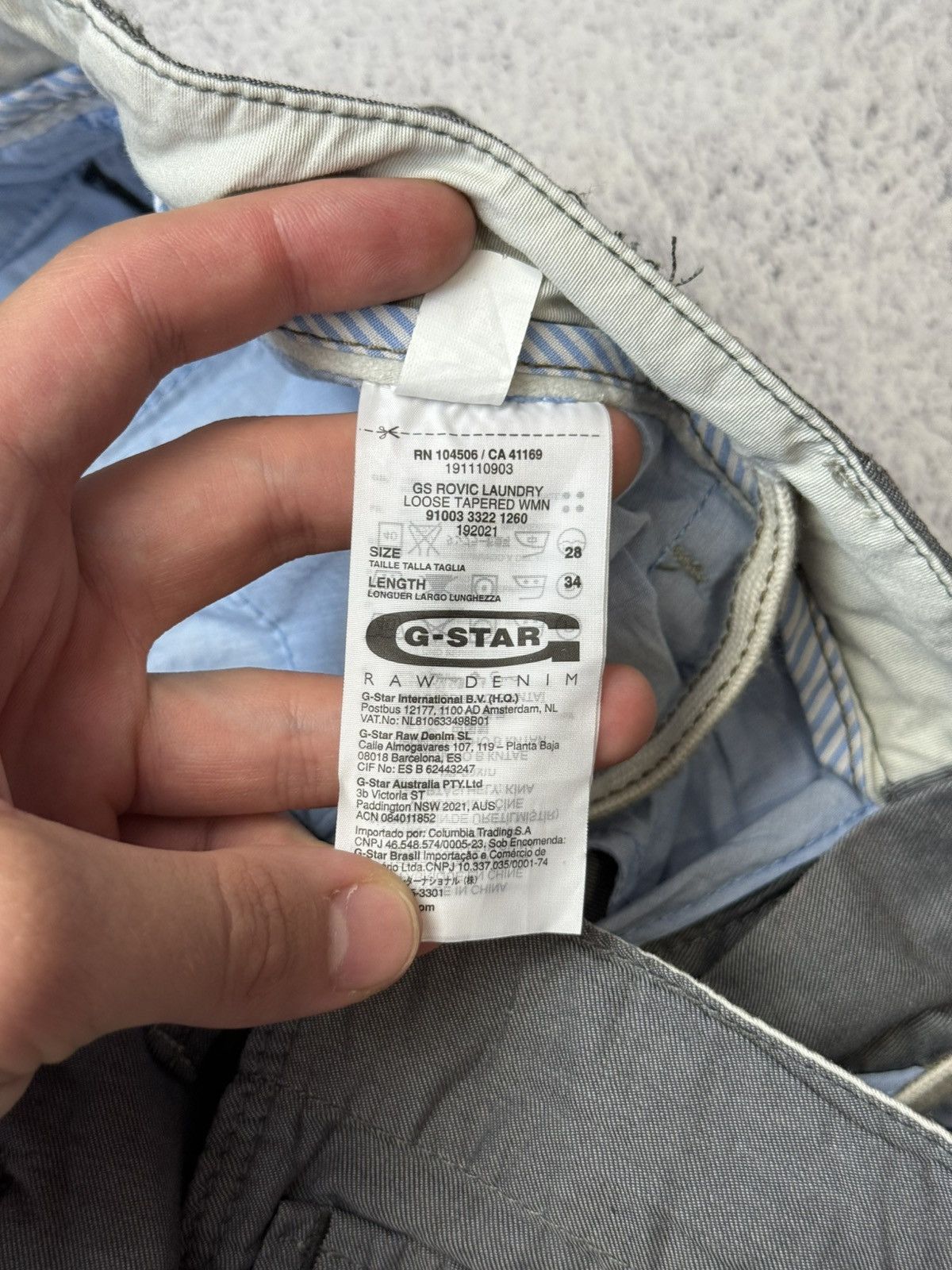 G-Star Vintage G Star Raw Cargo Pants Streetwear Japanese Y2K Size US 30 / EU 46 - 10 Thumbnail