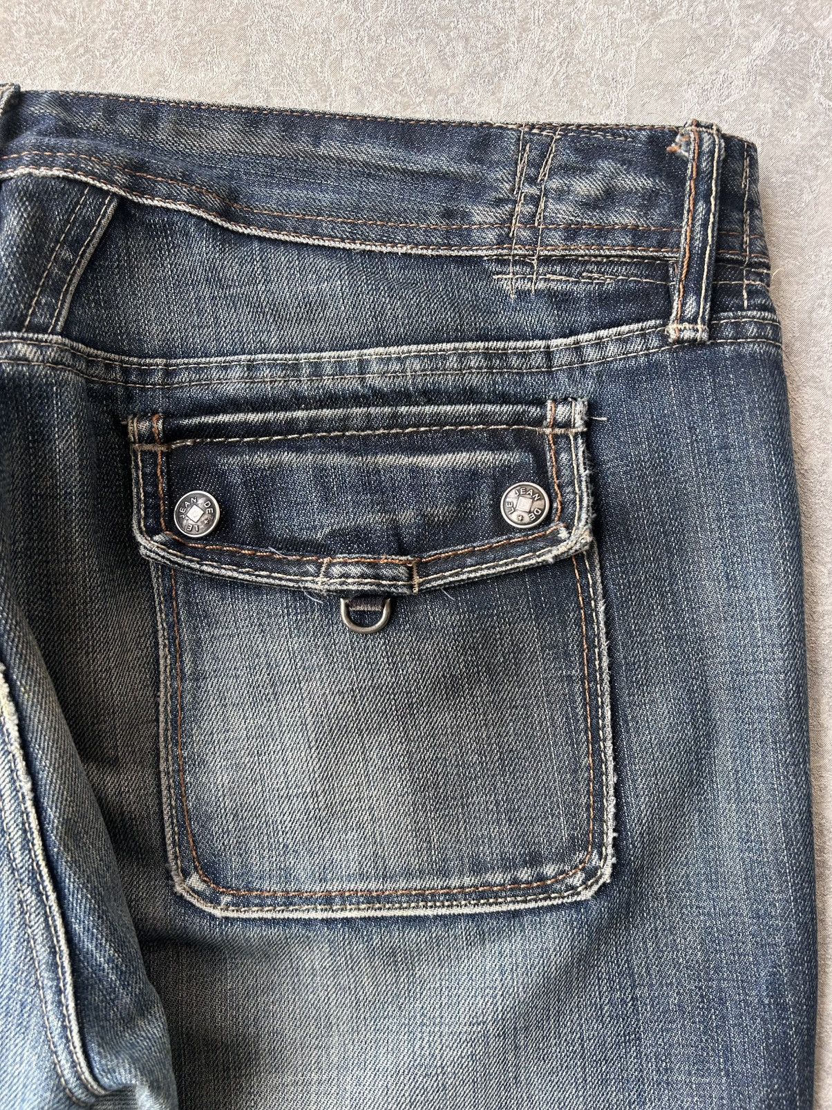 Marithe + Francois Girbaud Vintage Marithe Francois Girbaud Cropped Denim Jeans Size US 32 / EU 48 - 7 Thumbnail