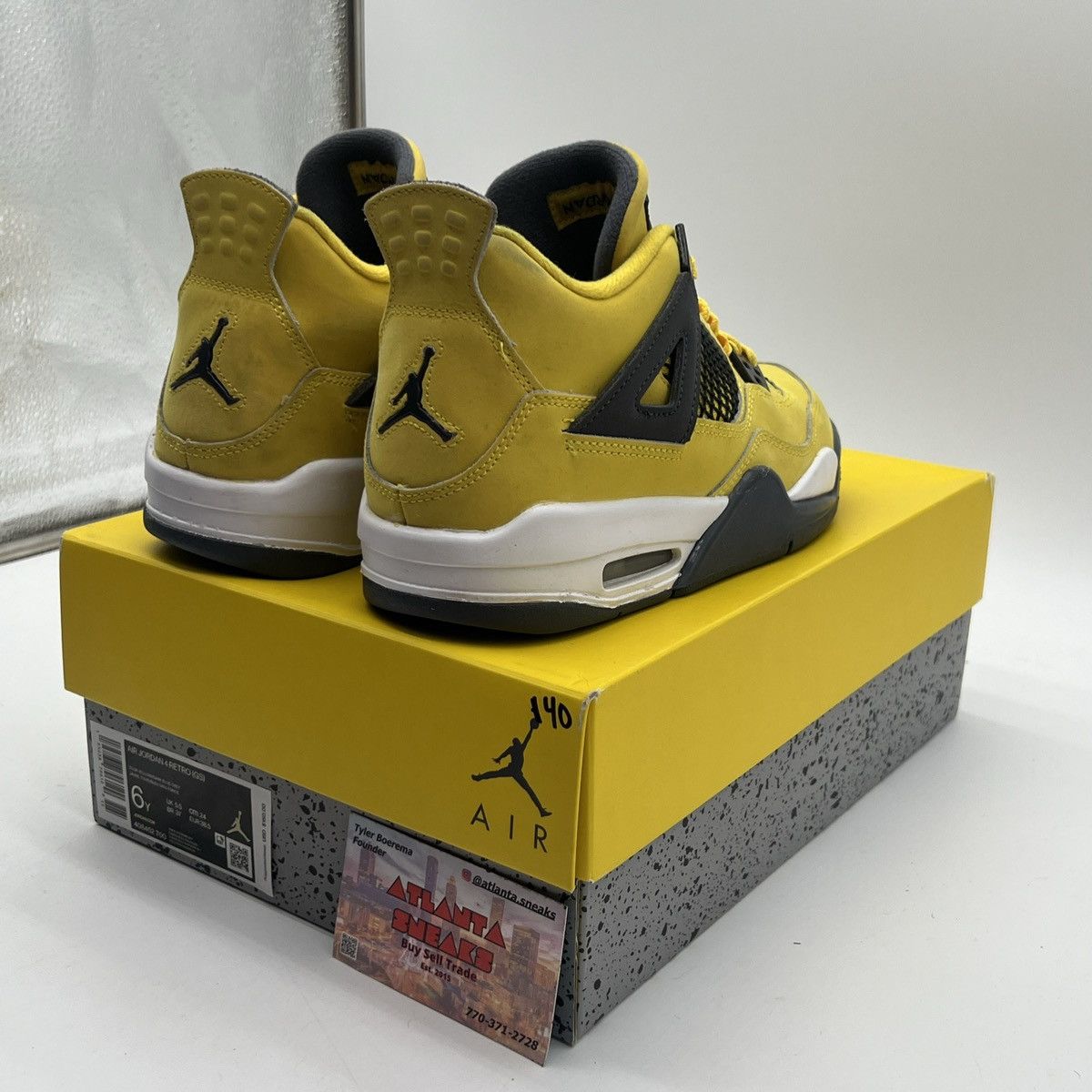 Jordan Brand Air Jordan 4 lightning Size US 6 / EU 39 - 5 Thumbnail