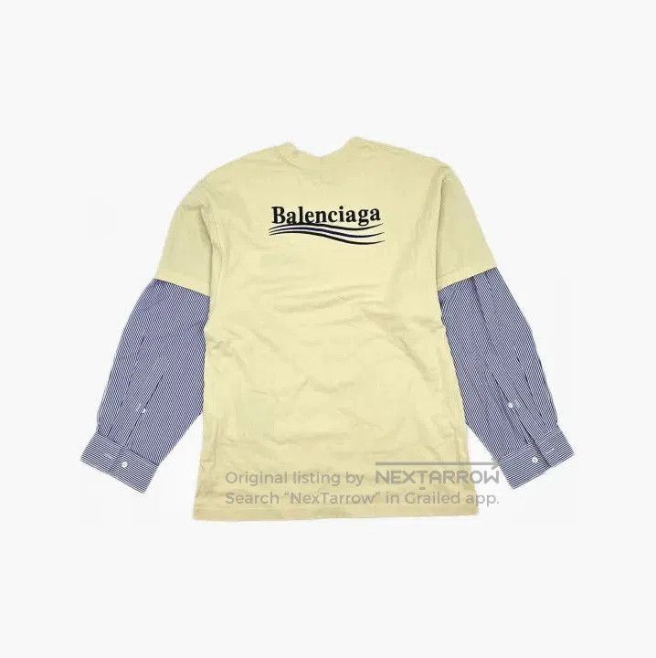 Balenciaga Balenciaga Color Block Long Sleeve T. Size US M / EU 48-50 / 2 - 3 Thumbnail