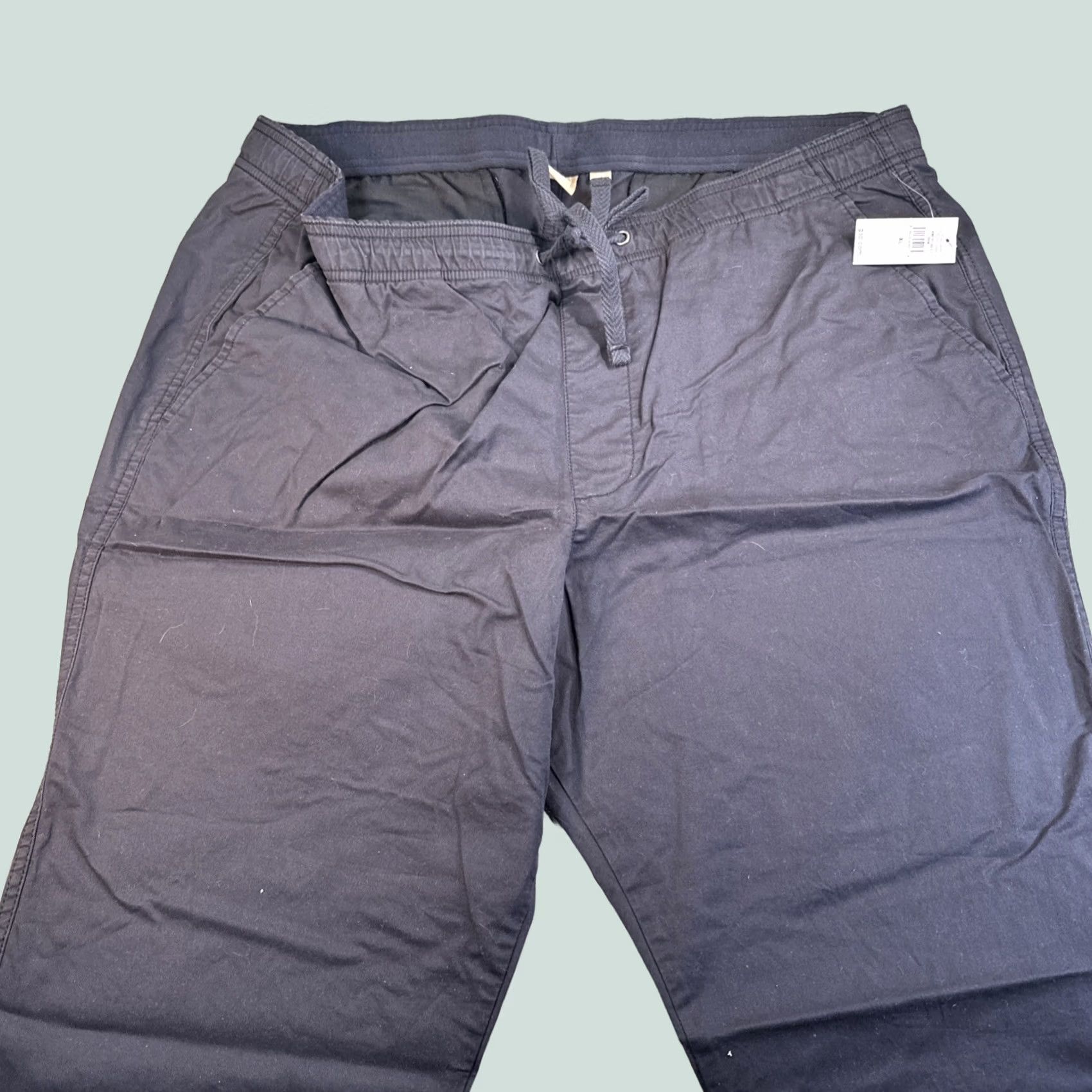 Gap VINTAGE Gap Khakis Pants Men XL Drawstring Elastic Bottom Black Size US 36 / EU 52 - 1 Thumbnail