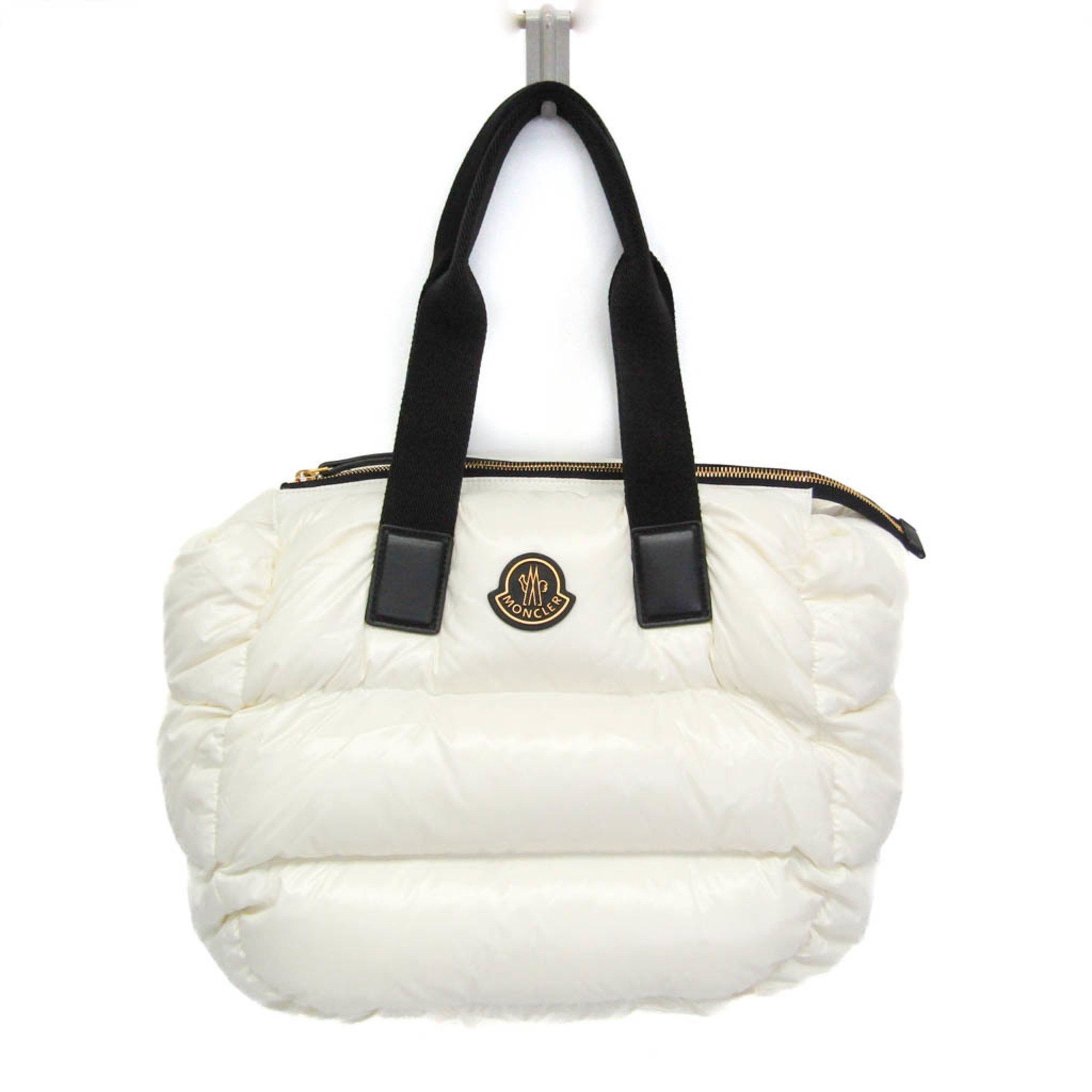Moncler Moncler CARADOC H209B5D00005 M2176 Women's Nylon Handbag,Tote Bag Black,White Size ONE SIZE - 1 Thumbnail
