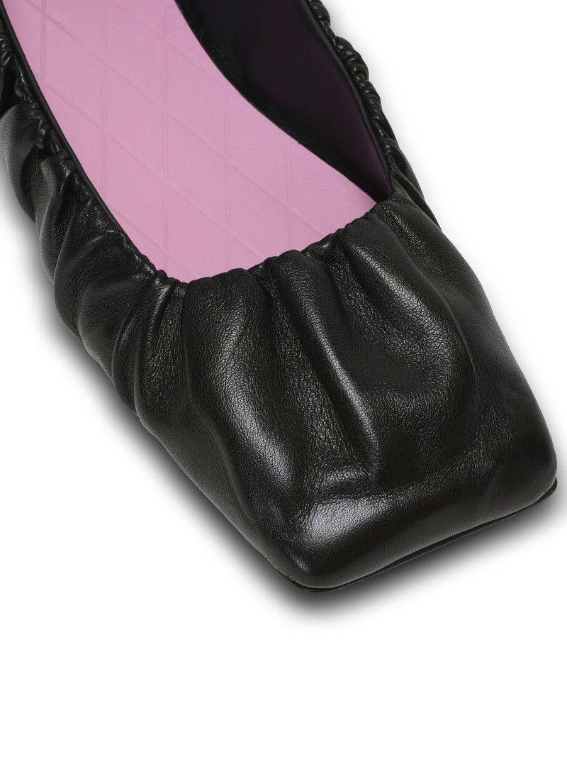 Balmain o1s1wg111225 Eden Ballerina Flats in Black Size US 9 / IT 39 - 4 Thumbnail